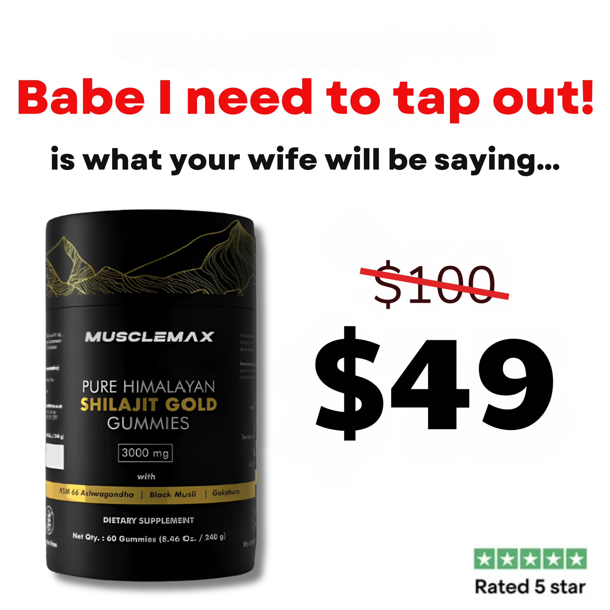 Try MuscleMax Facebook ad