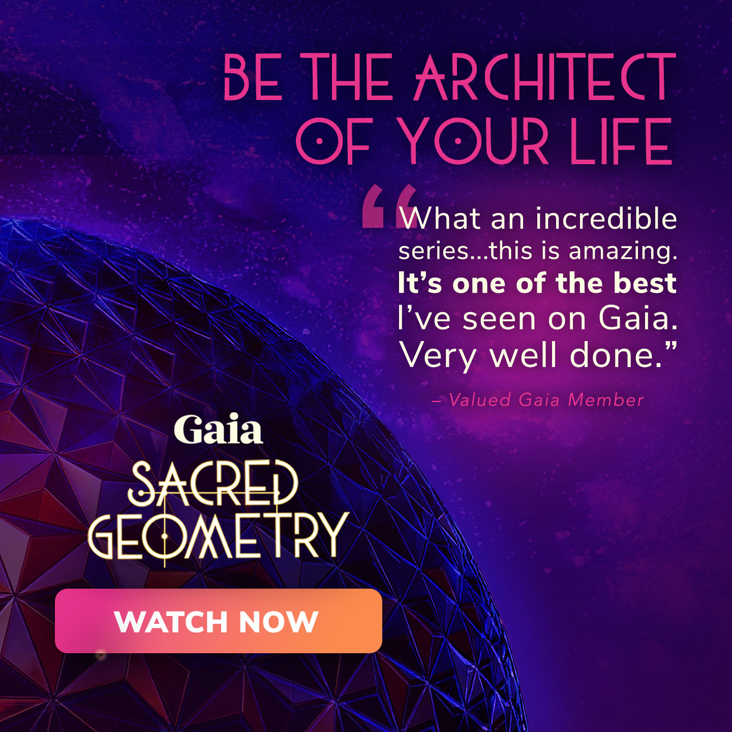Gaia Facebook ad