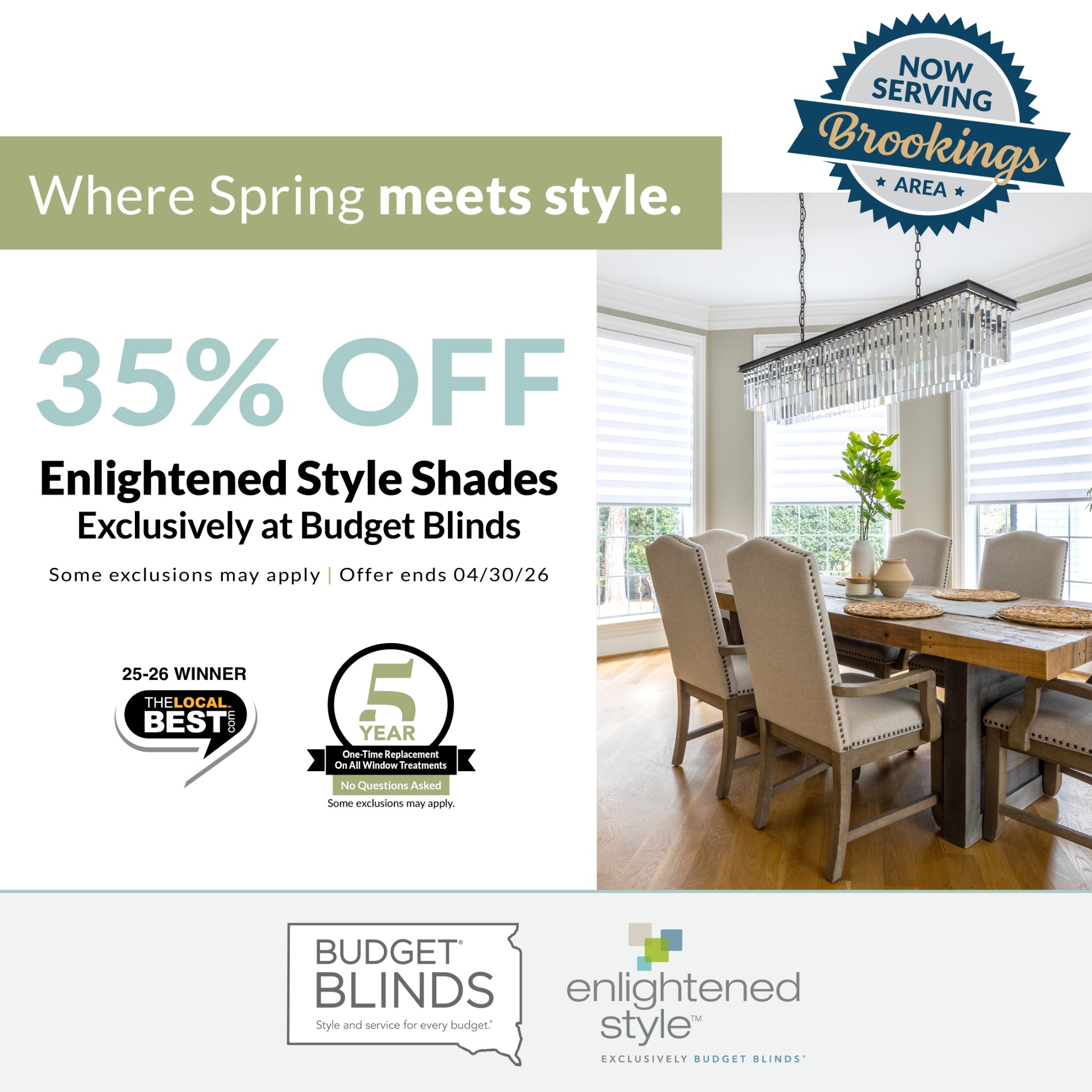 Budget Blinds of Sioux Falls Facebook ad