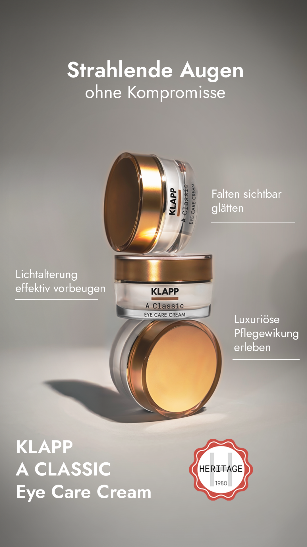 KLAPP Skin Care Science Facebook ad from Sep 4, 2026