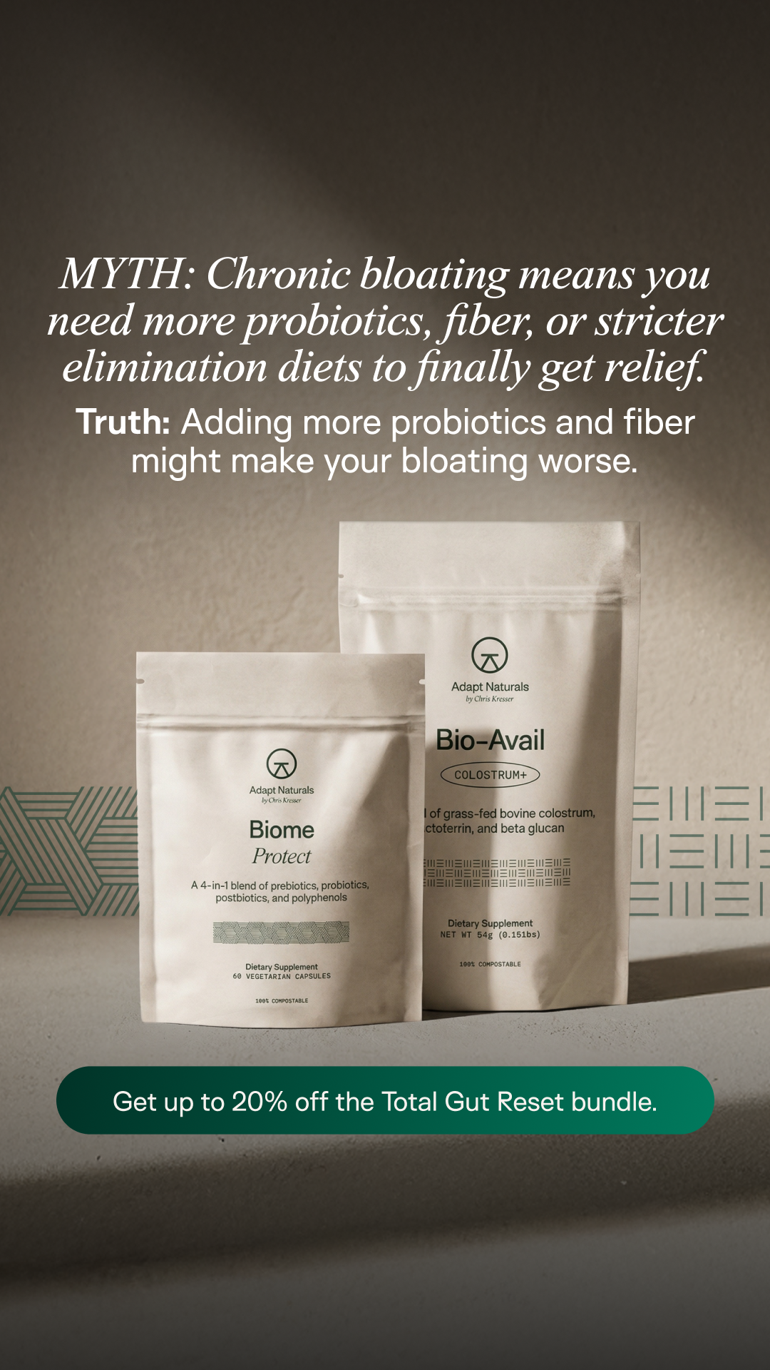 Adapt Naturals Facebook ad