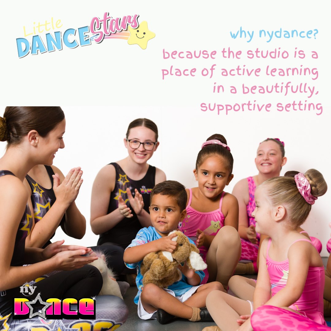 NY Dance Facebook ad: Your little one was born to move!