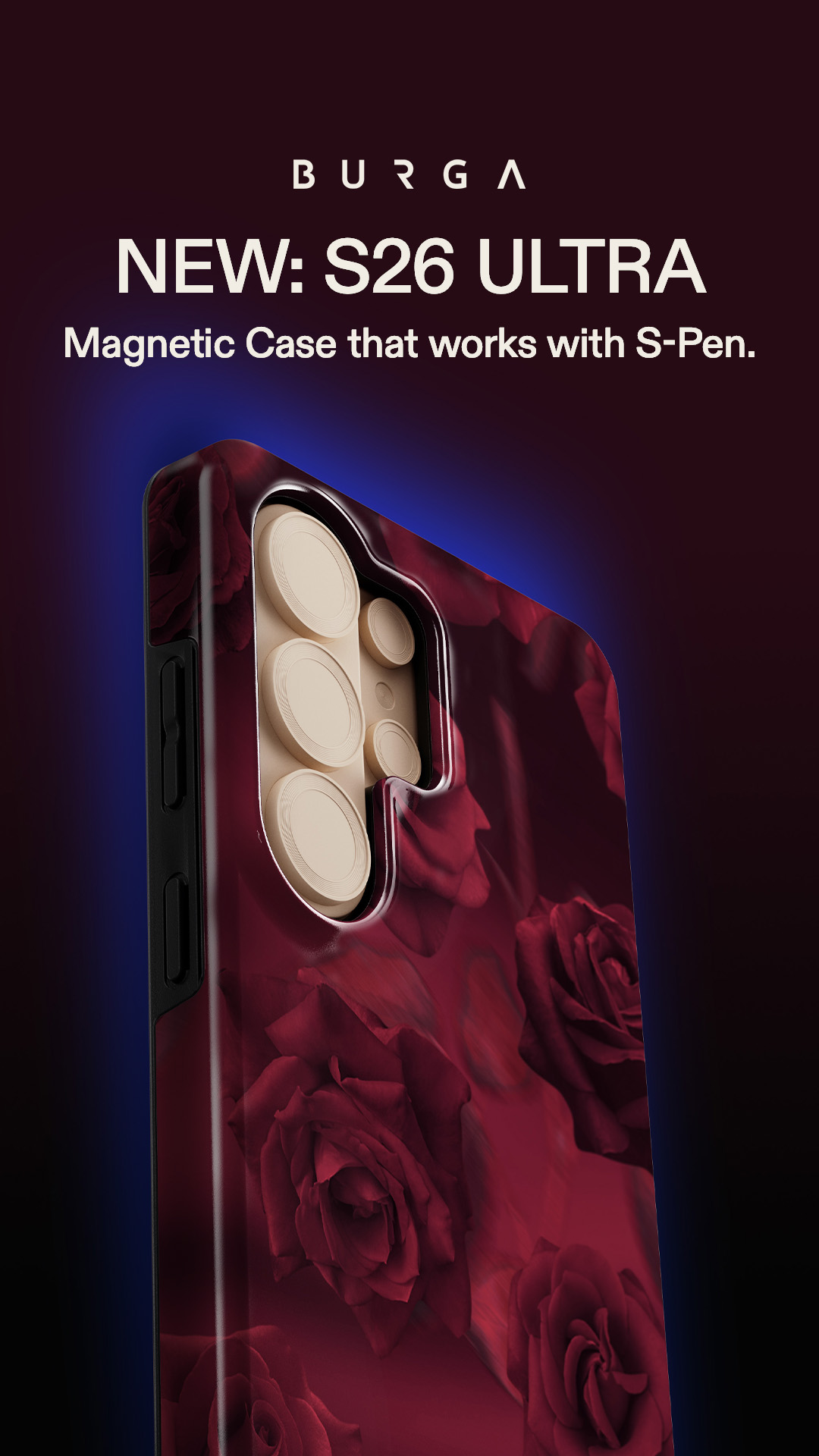 BURGA Cases Facebook ad