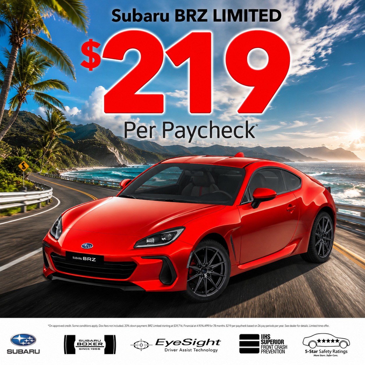 Prestige Automobiles Guam Facebook ad