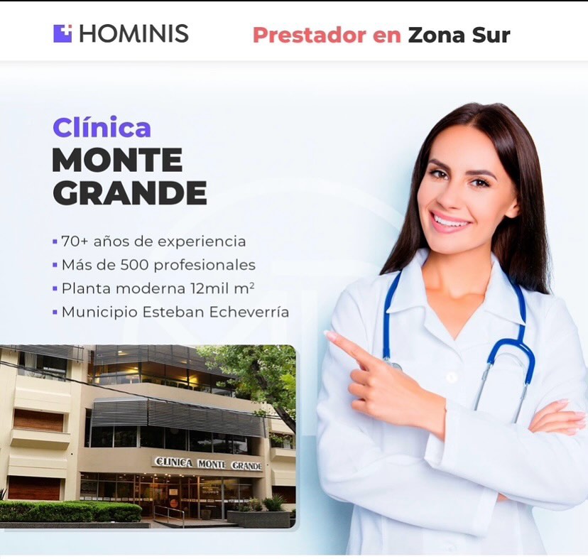 Traspasos Obra Social Facebook ad: Atendete en la Clínica Monte Grande con los…