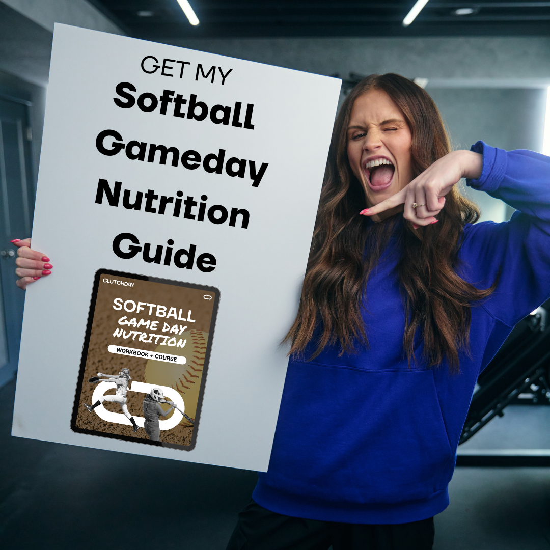 Kelsey Poulter Facebook ad: Softball Game Day Nutrition Guide and Course