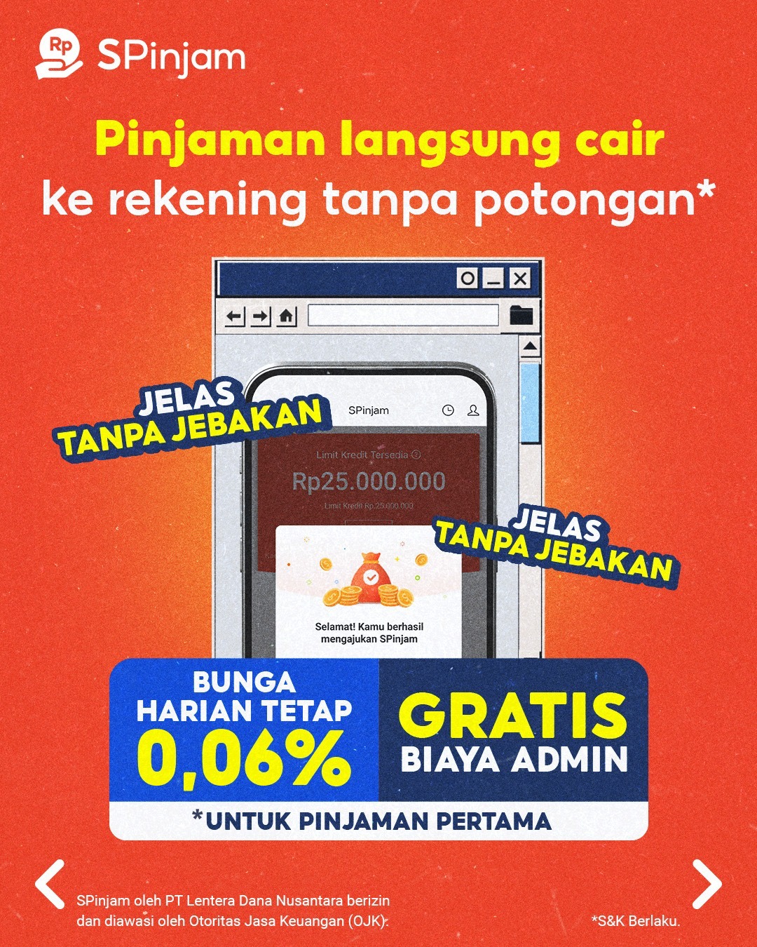 SPinjam Indonesia Facebook ad