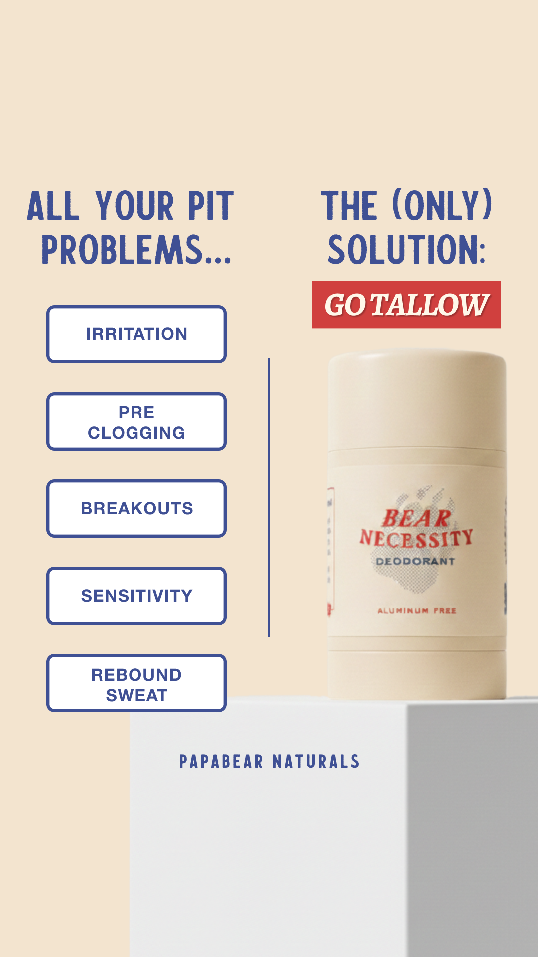 Papabear Naturals Facebook ad