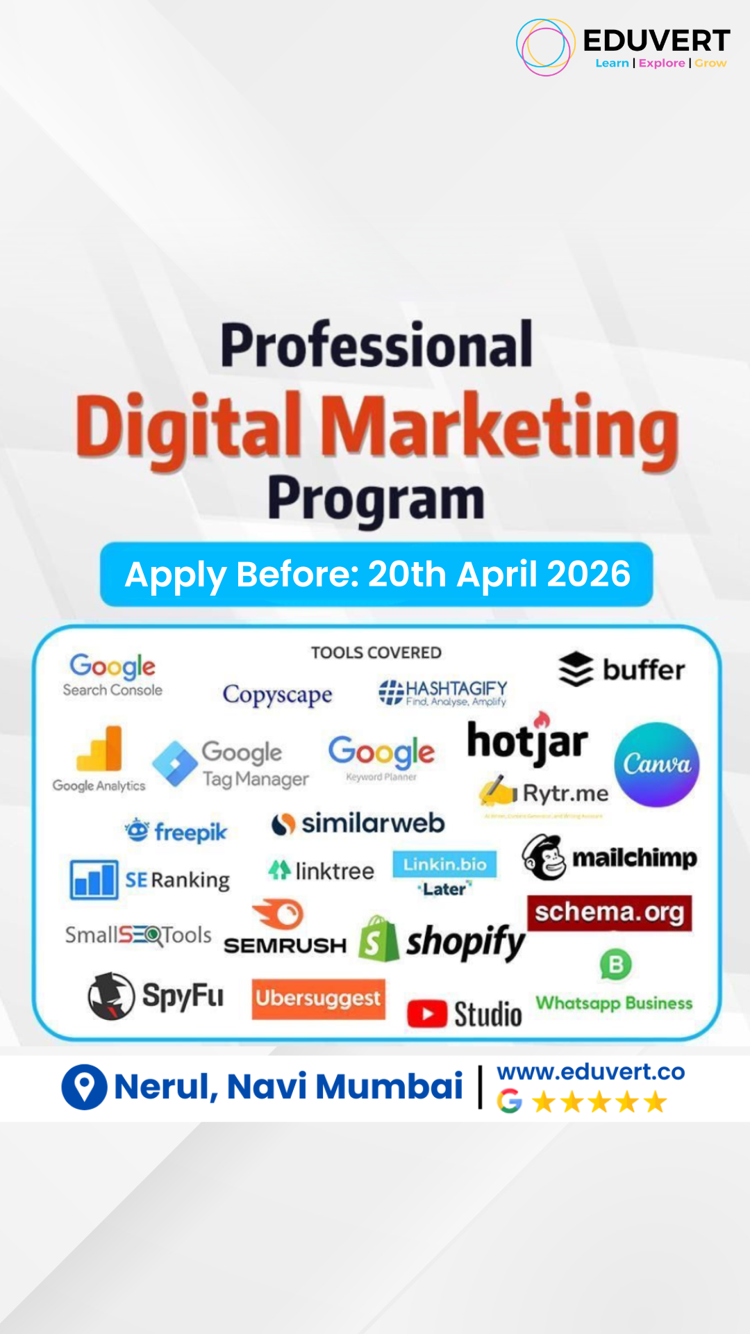 EduVert Facebook ad from Apr 11, 2026