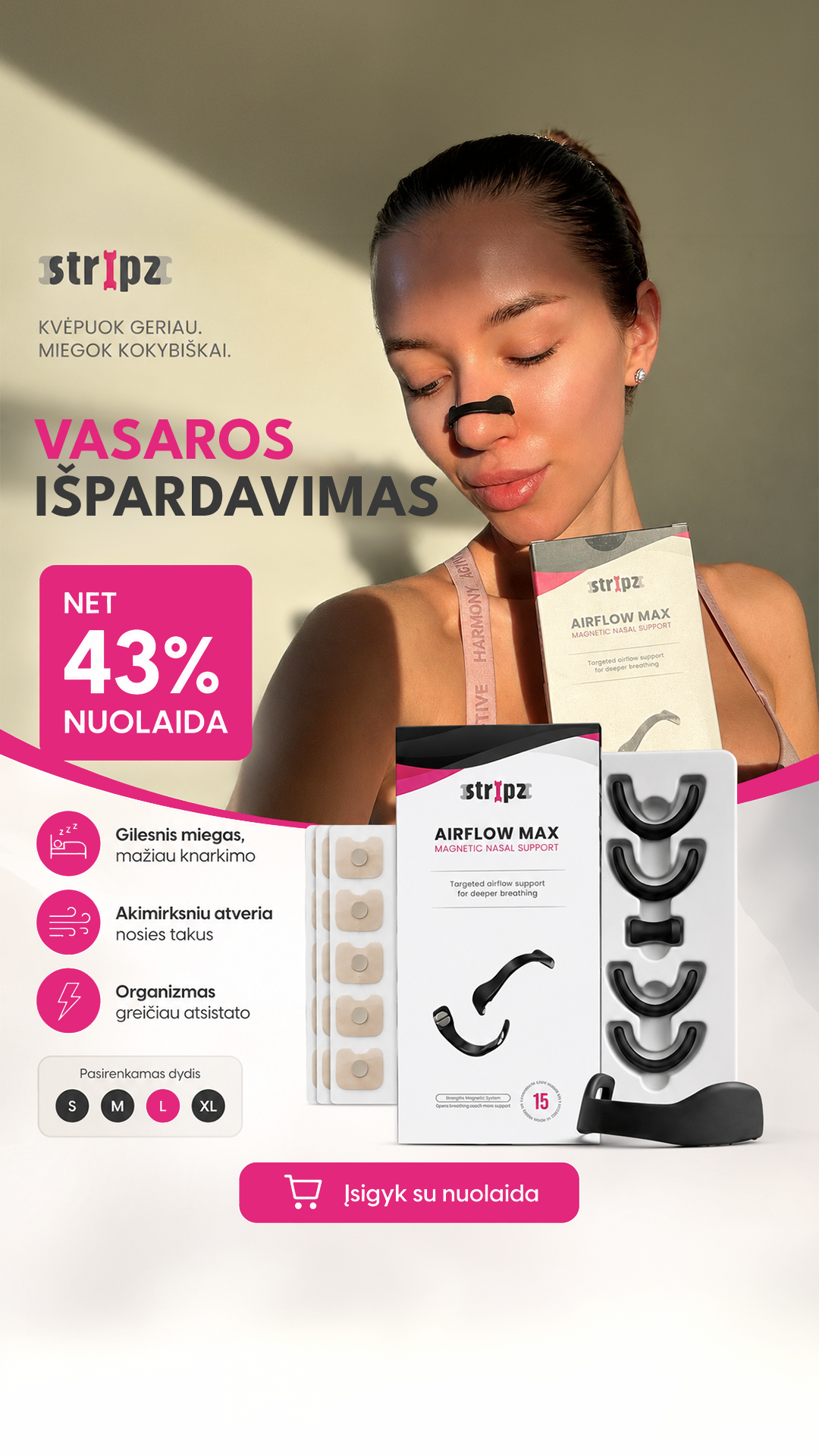 Stripz Facebook ad