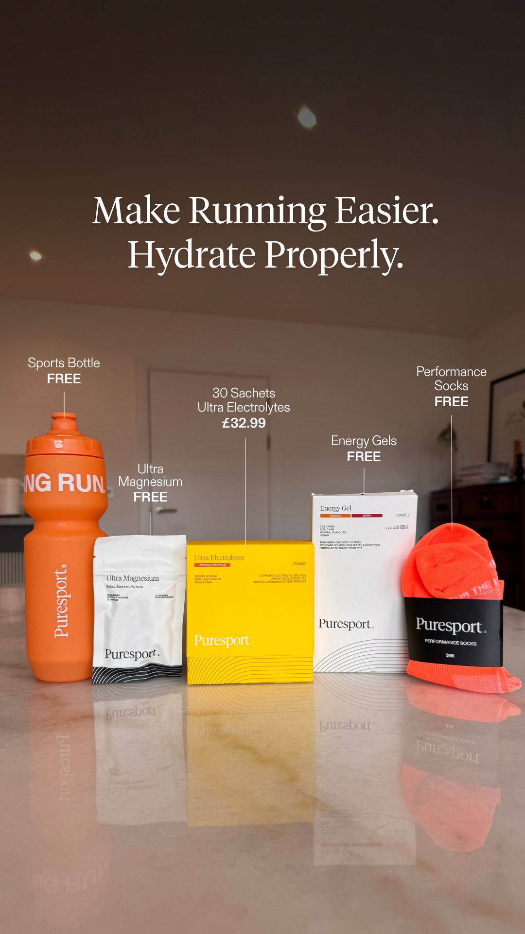 Puresport Facebook ad