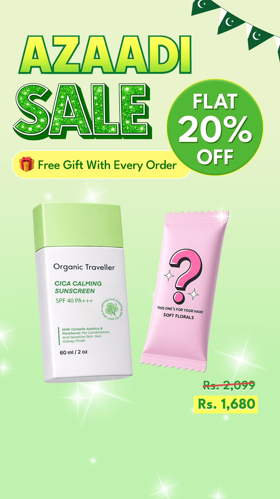 Organic Traveller - Skincare Facebook ad