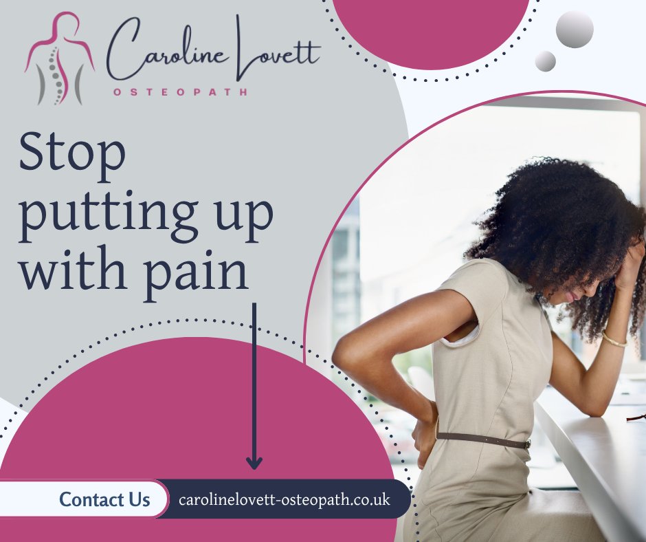 Caroline Lovett - Osteopath Facebook ad