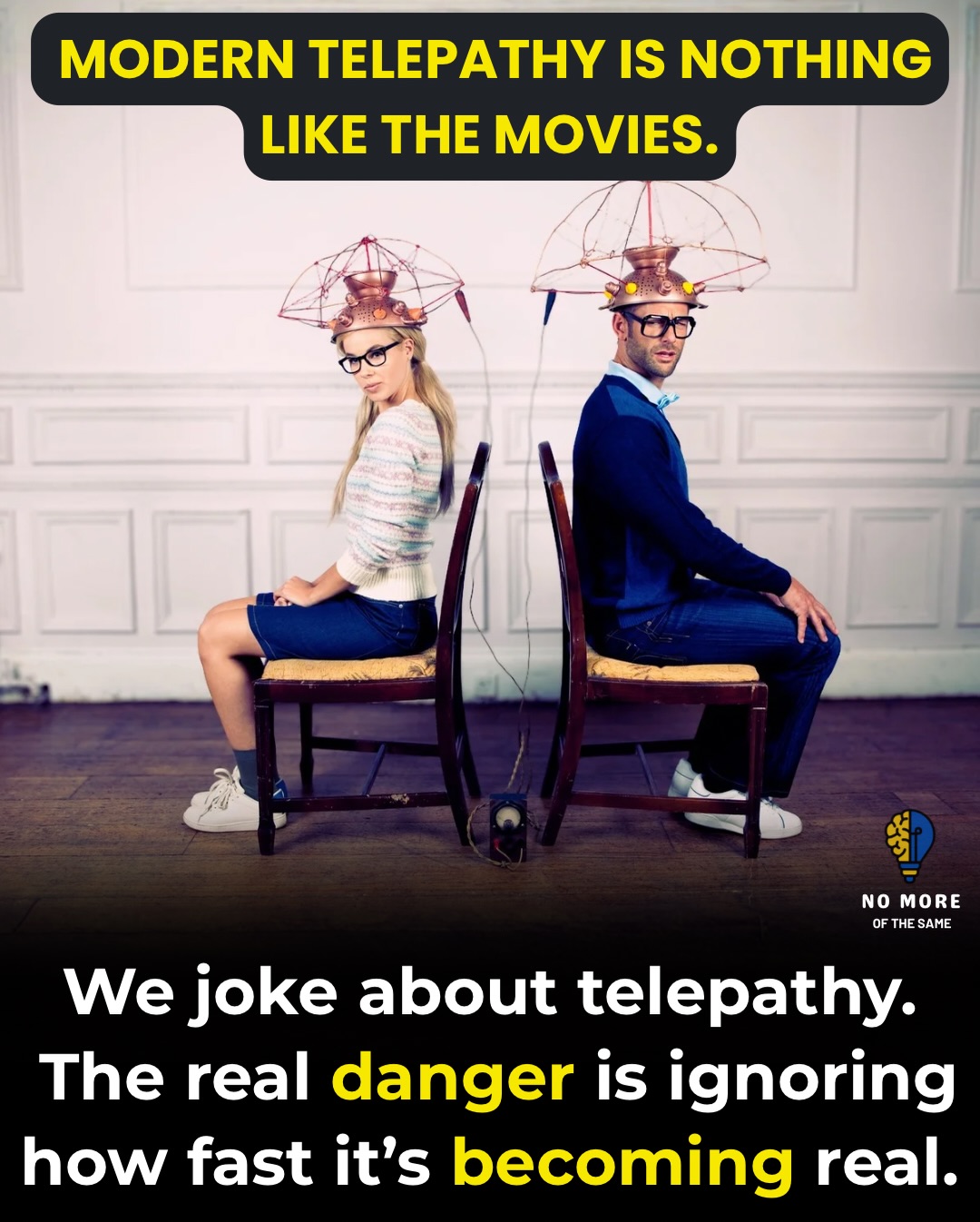 No More of the Same Facebook ad: Telepathic Connection Across Continents: India→ France