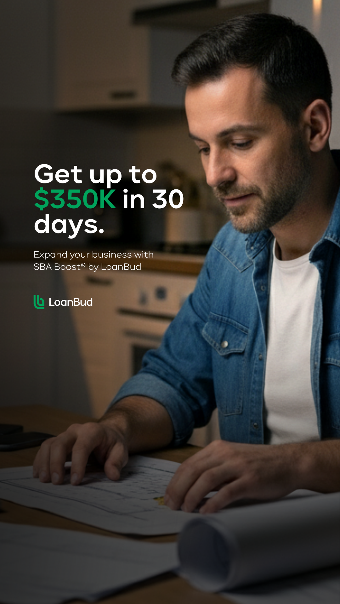 LoanBud Facebook ad