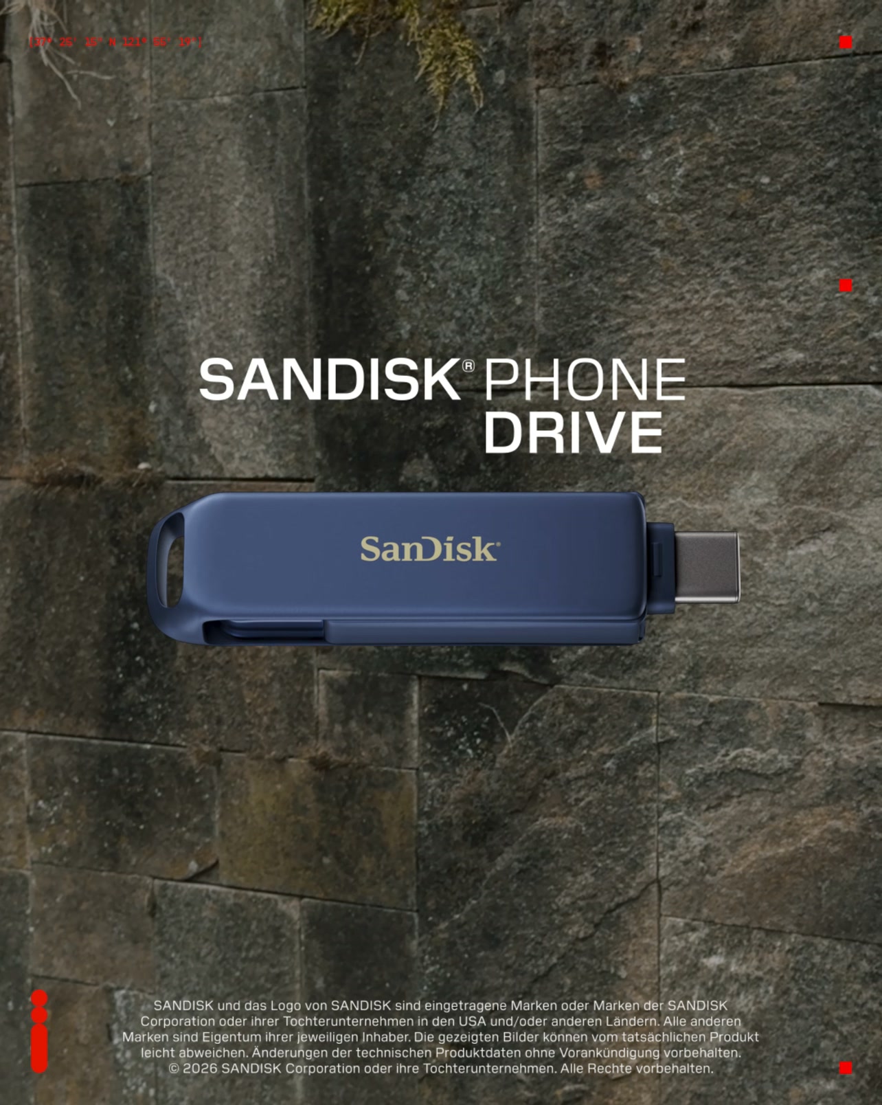 SanDisk Storage Facebook ad: SANDISK Phone Drive