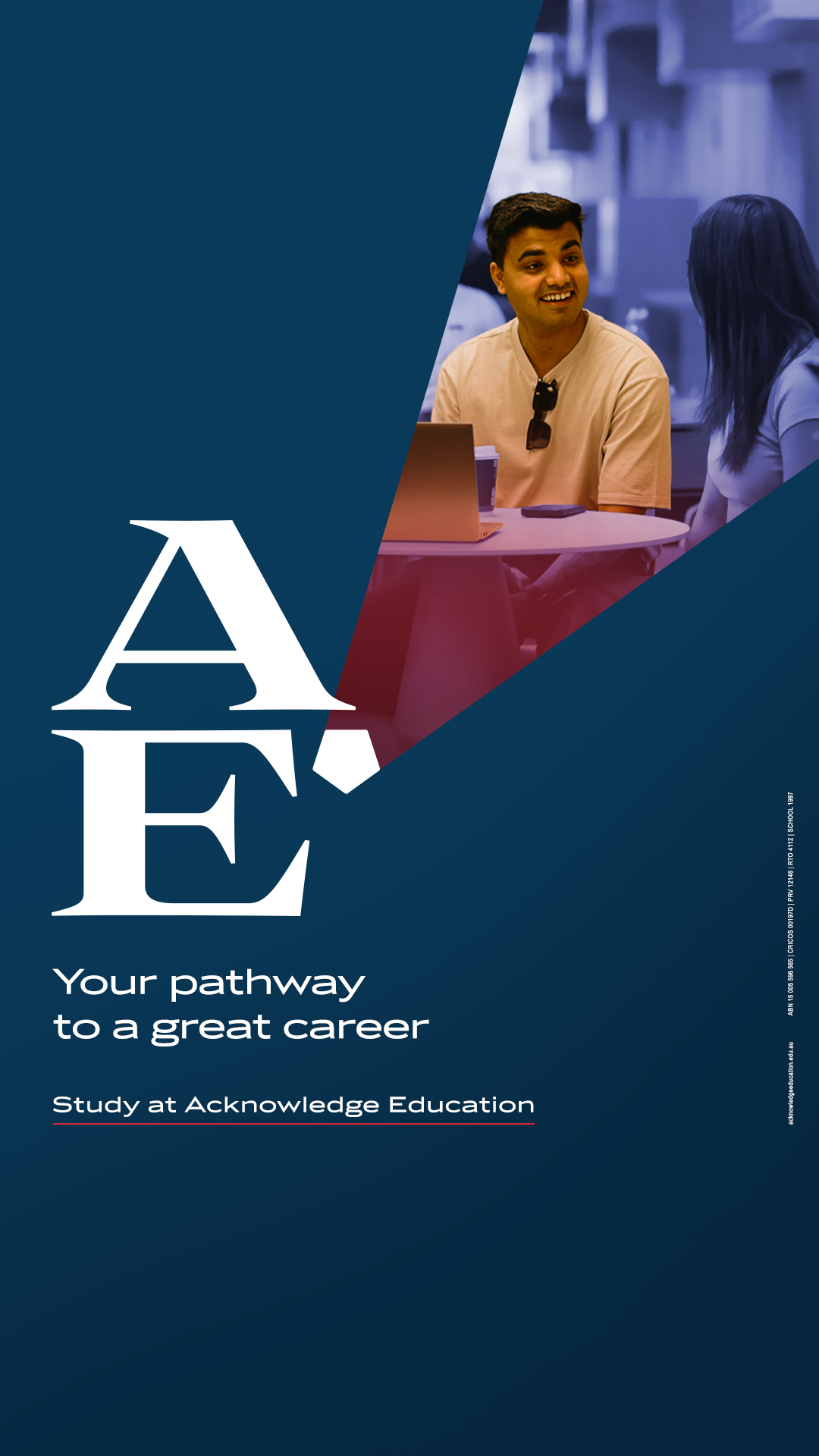 Acknowledge Education Facebook ad from Apr 16, 2026