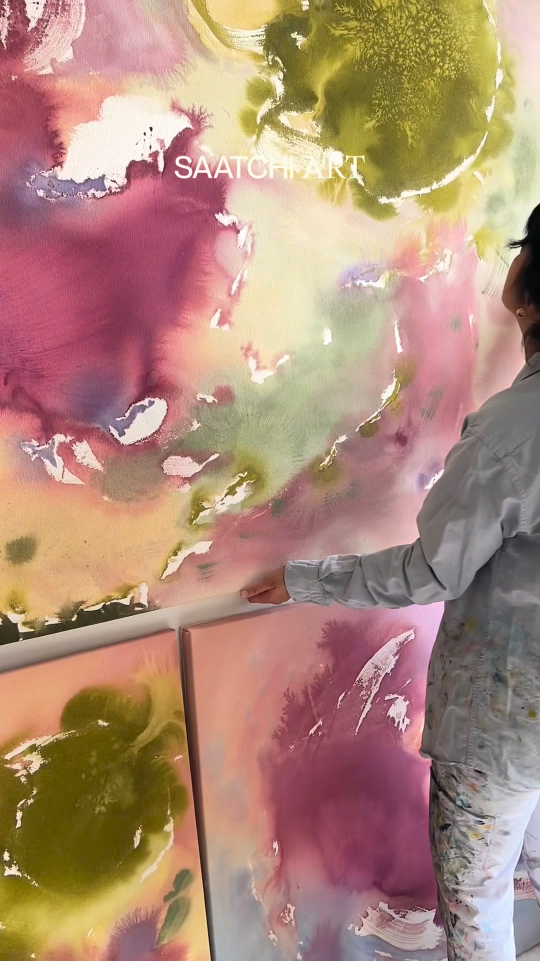 Saatchi Art Facebook ad: The world is watching these 30 artists.