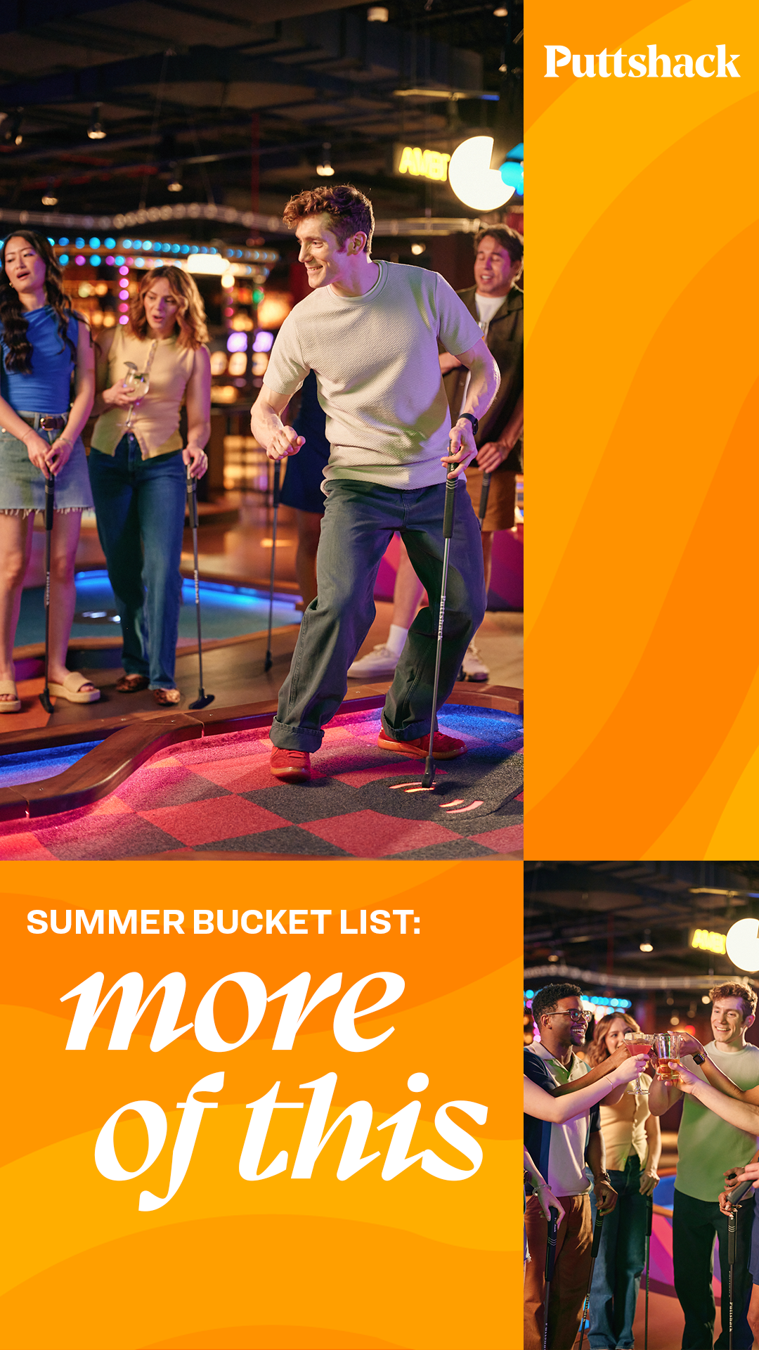 Puttshack Facebook ad from Jun 22, 2026