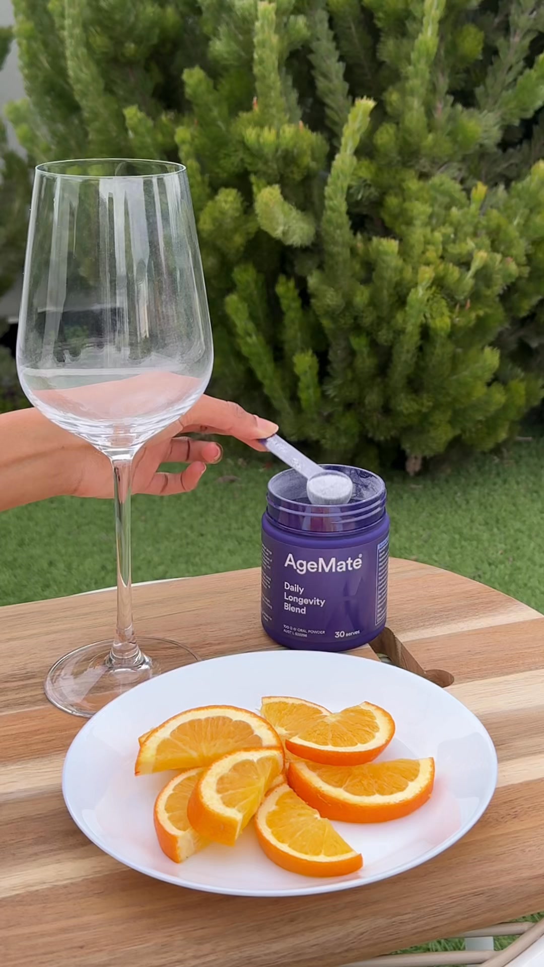 AgeMate Facebook ad: Agemate Daily Longevity Blend