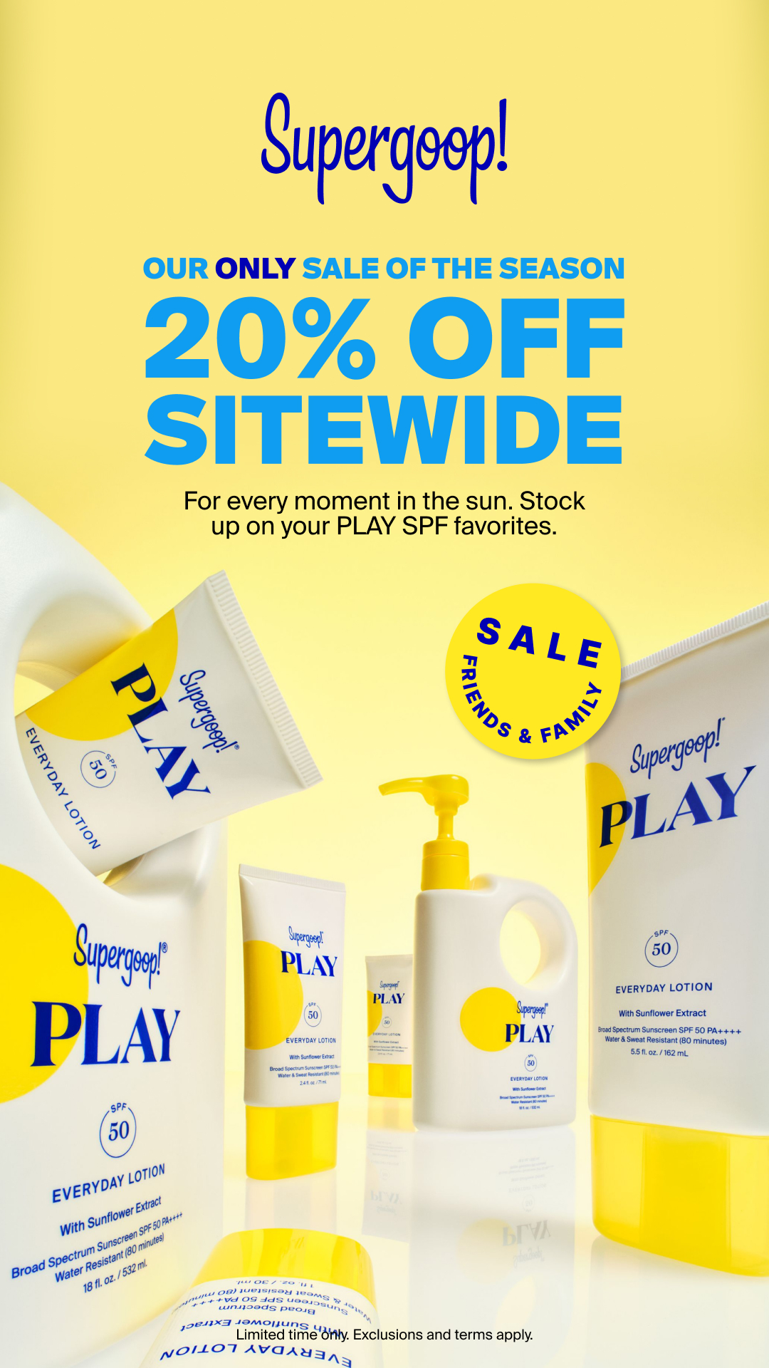 Supergoop Facebook ad