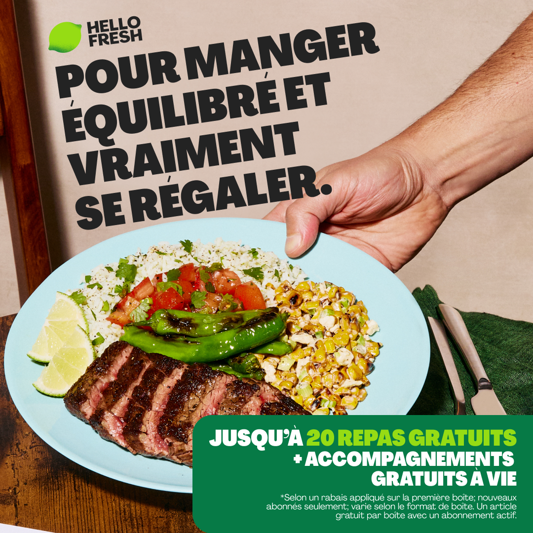 HelloFresh Facebook ad