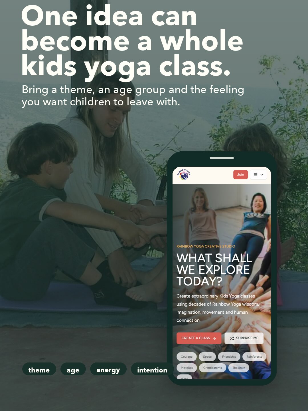 Rainbow Yoga Facebook ad