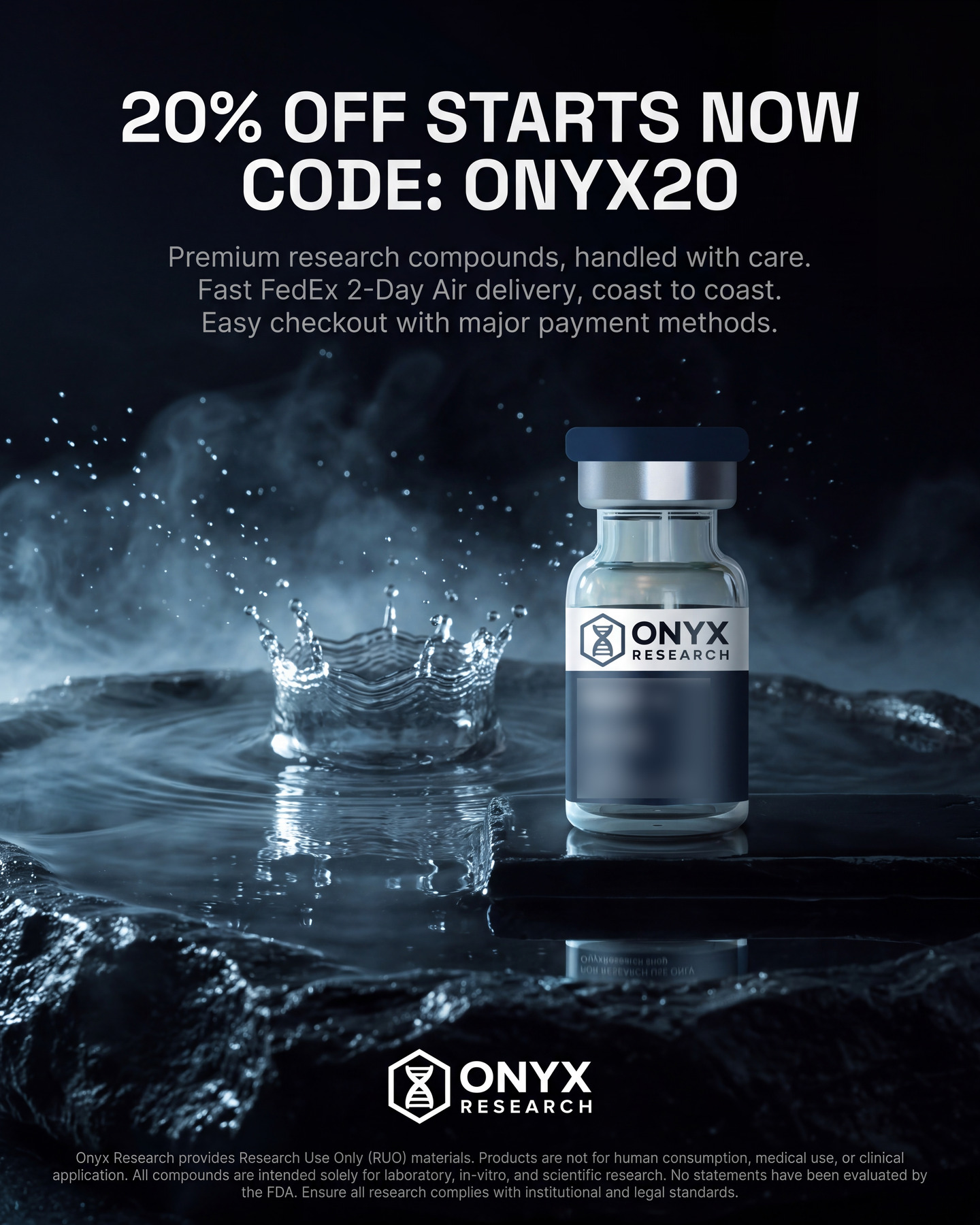 Onyx Research Lab LLC Facebook ad from Aug 6, 2026