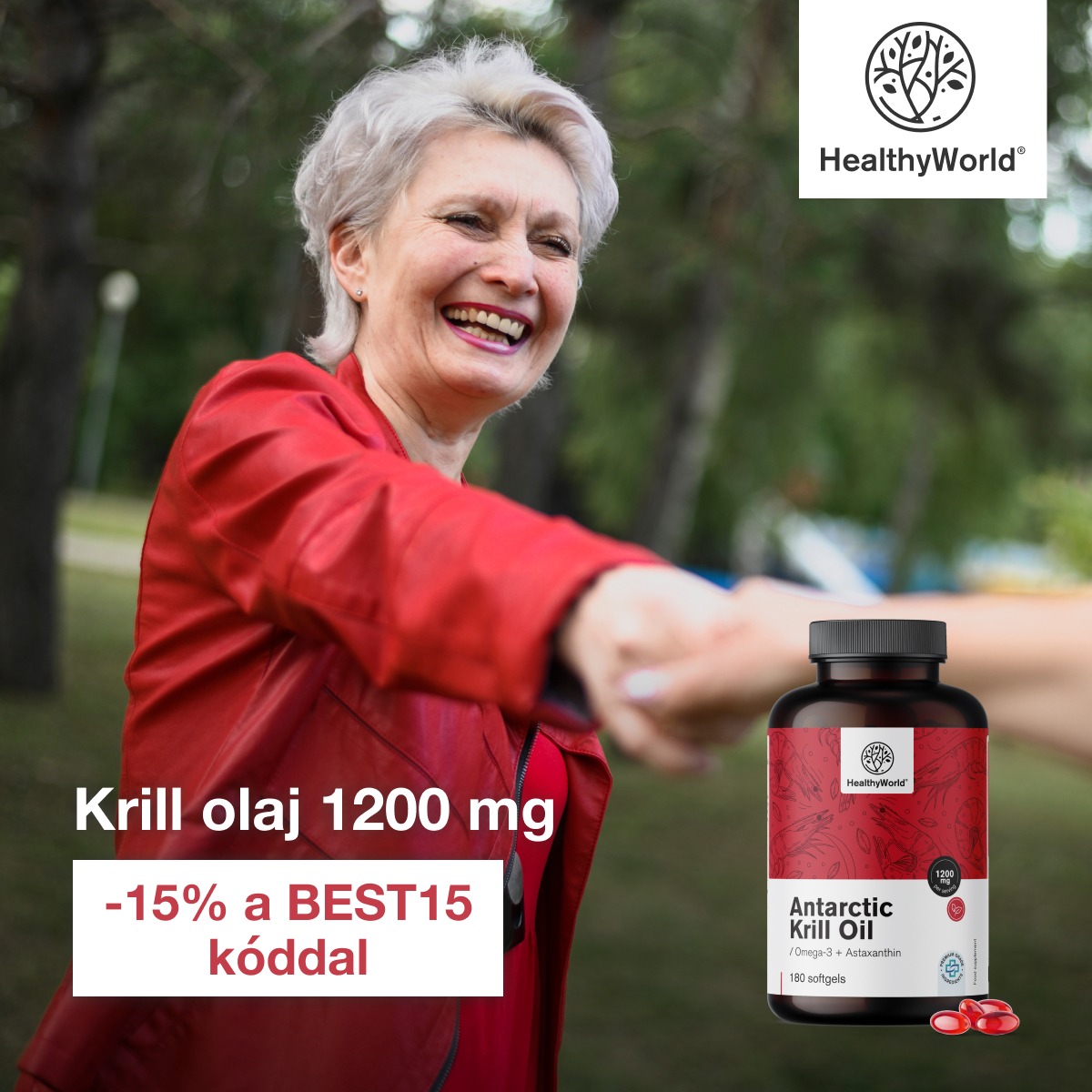 Healthy-World.hu Facebook ad: 15% kedvezmény: kód BEST15