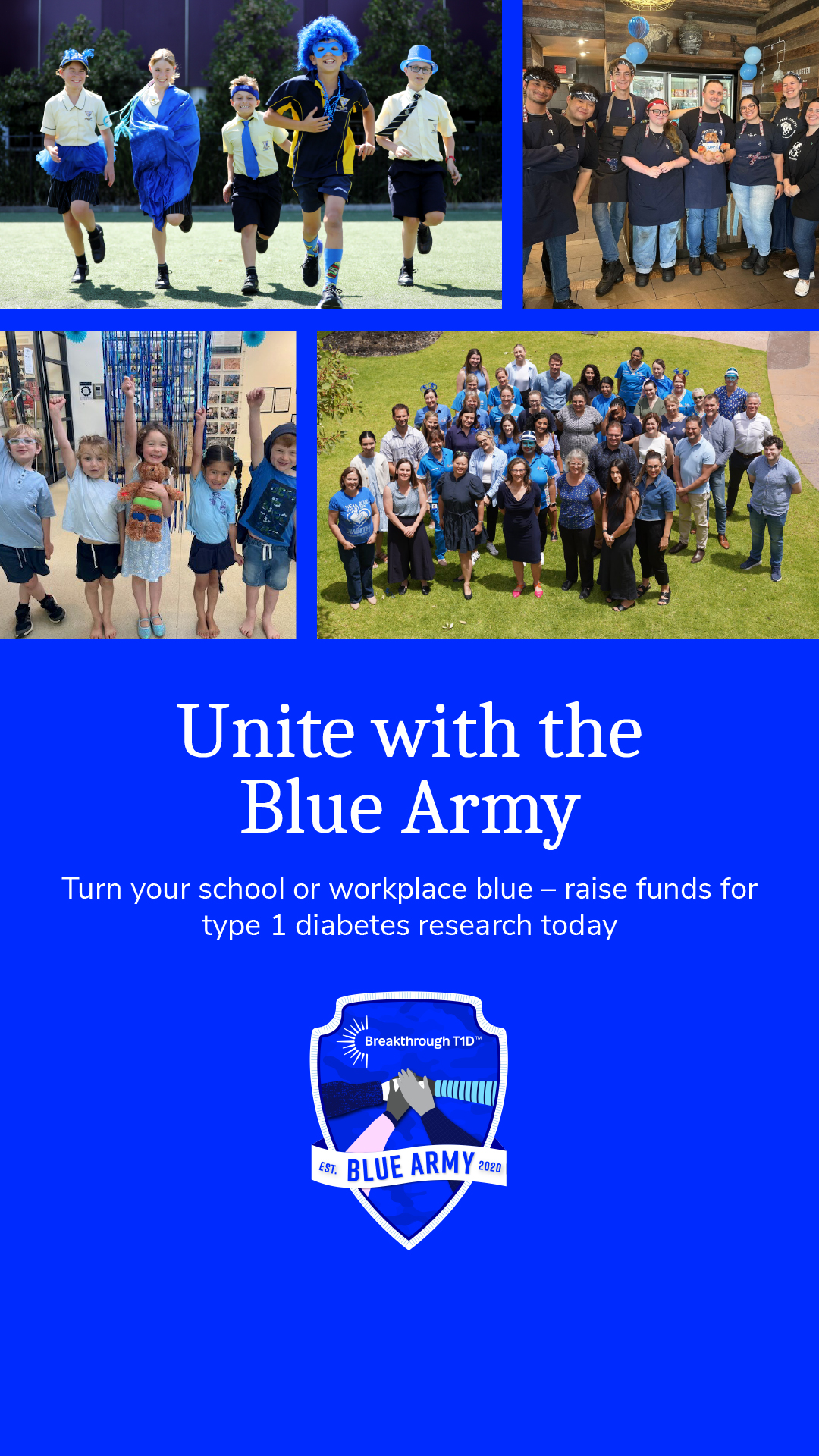 Breakthrough T1D Australia Facebook ad