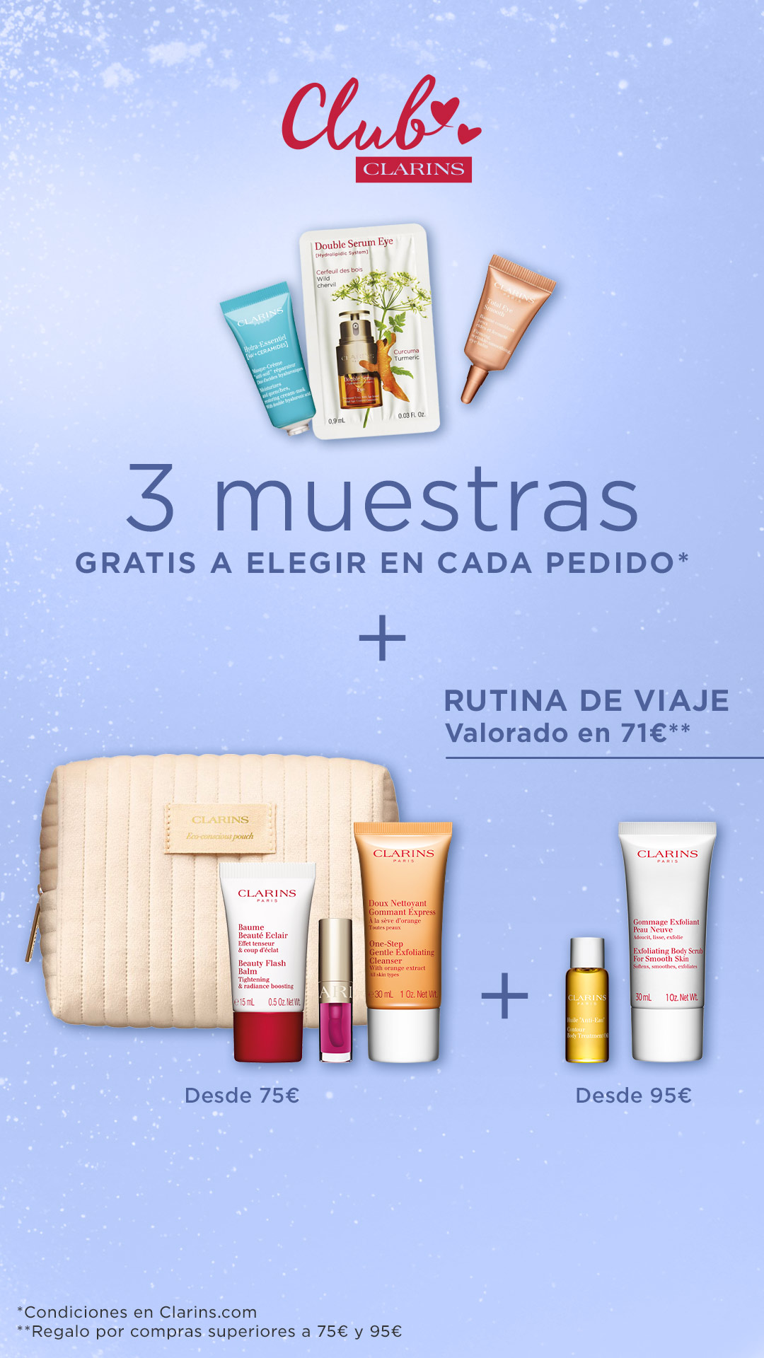 Clarins Facebook ad
