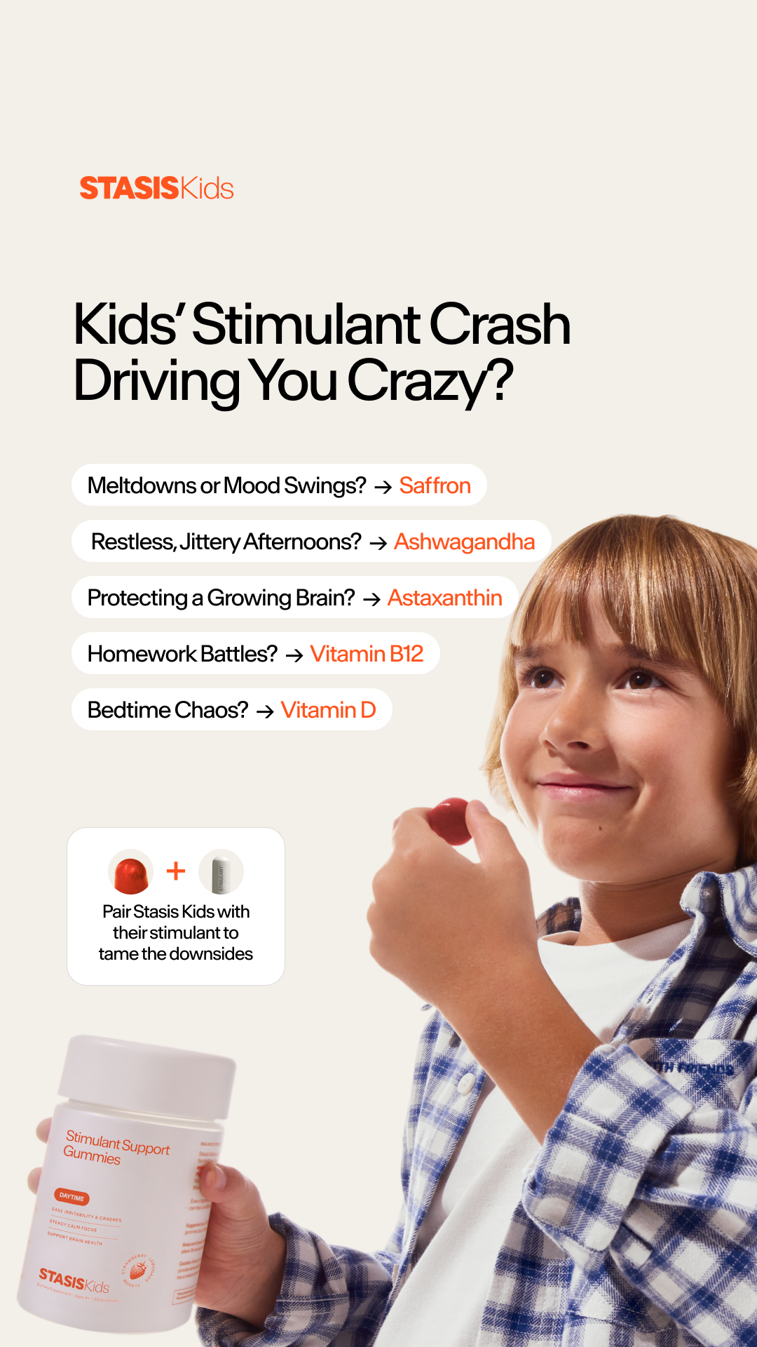 Stasis Kids Facebook ad