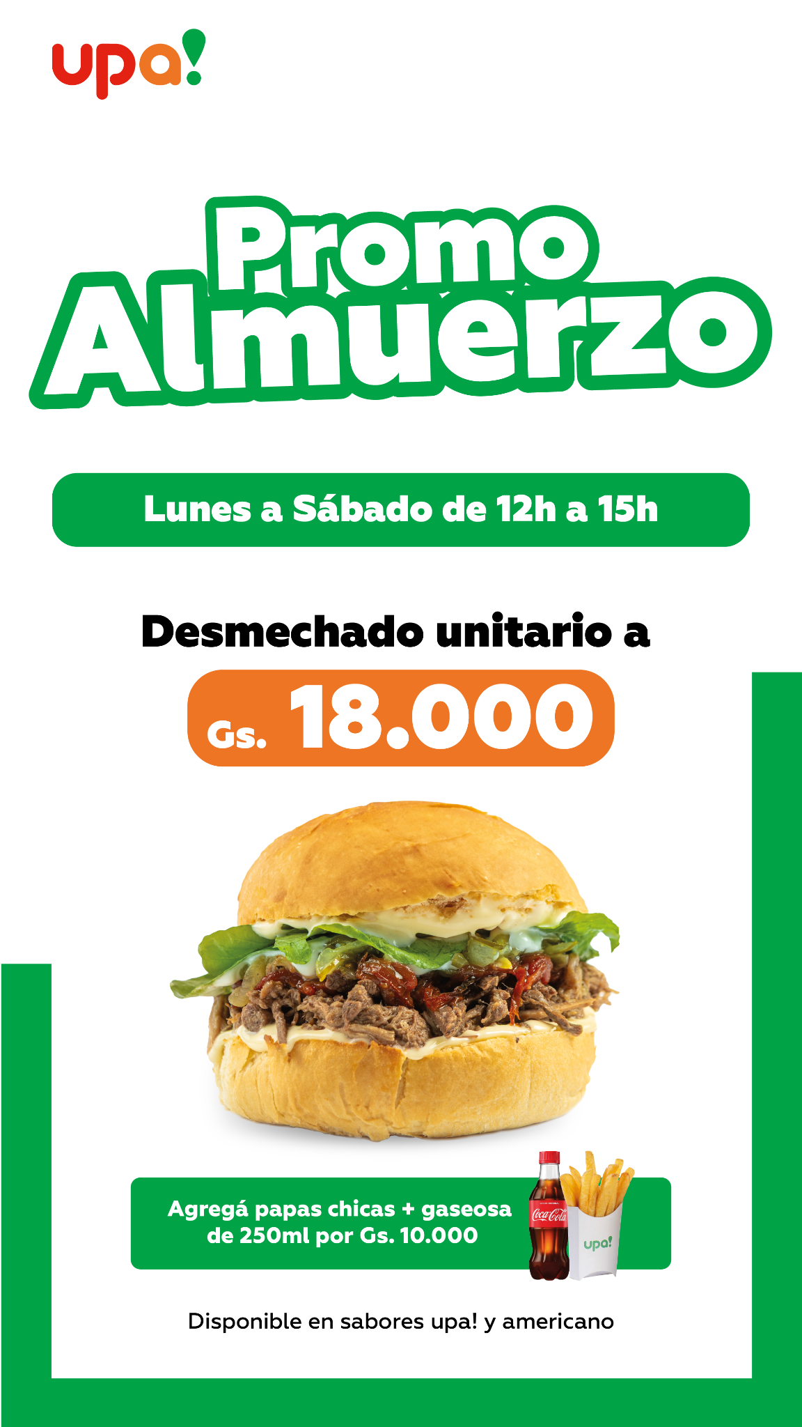 Tiendas Upa Paraguay Facebook ad from Jul 27, 2026
