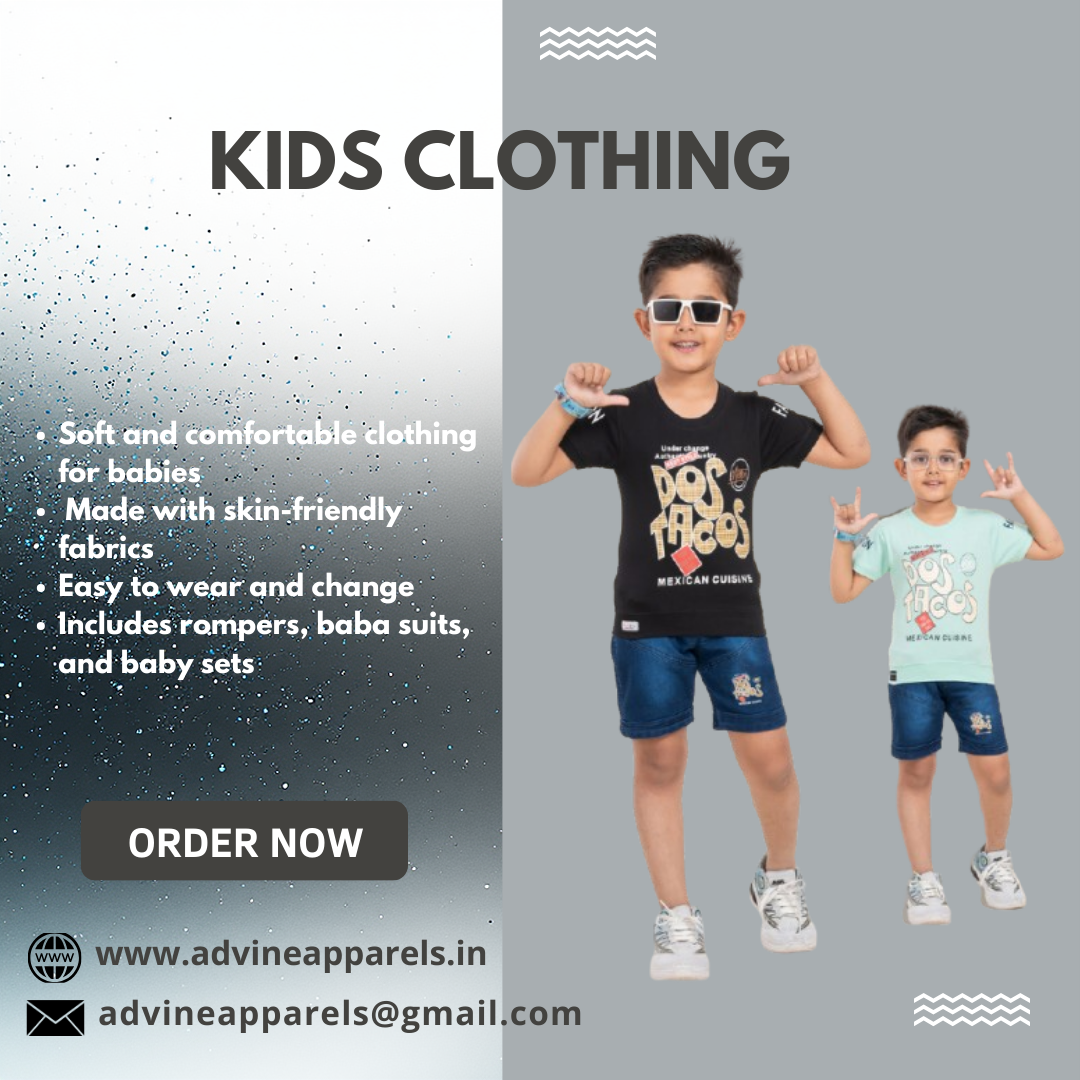Advine Apparels Private Limited Facebook ad: Stylish & Comfortable Clothing for Kids!