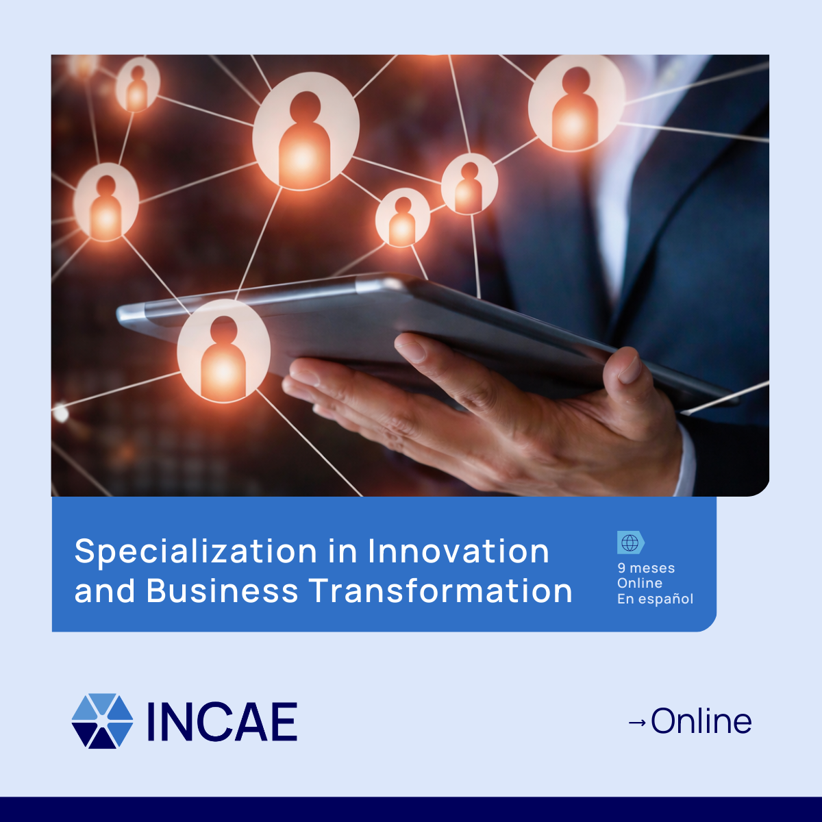 INCAE Online Facebook ad