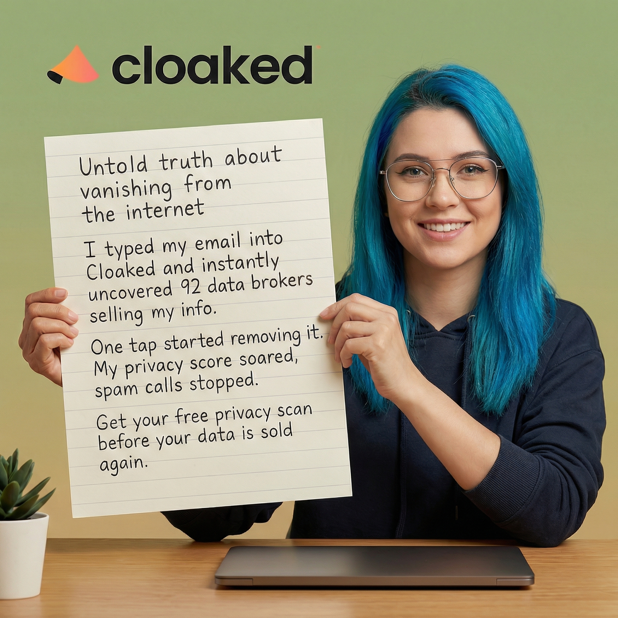 Cloaked Inc. Facebook ad