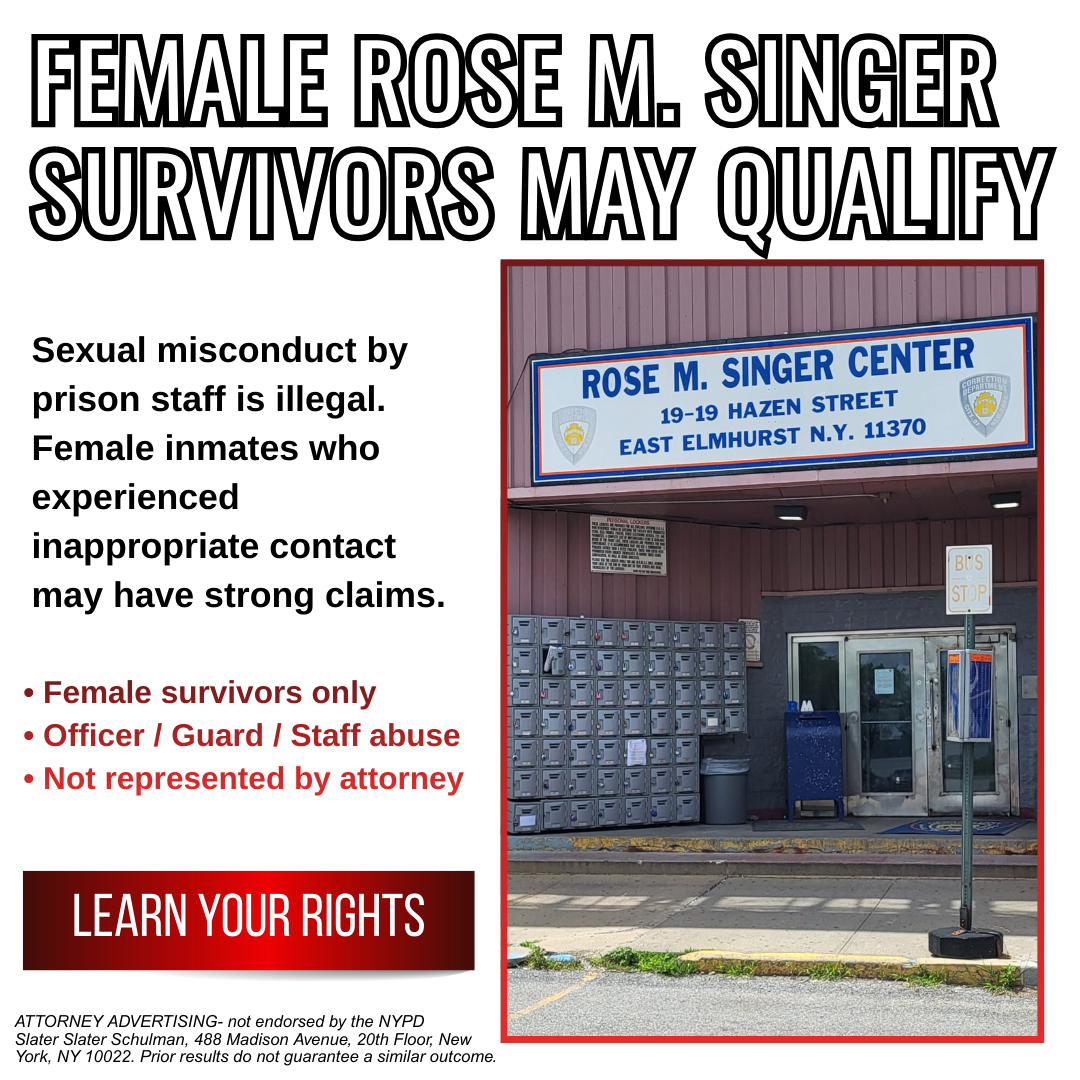 Justice For Women Facebook ad: Sexual Abuse at the Rose M. Singer Center?