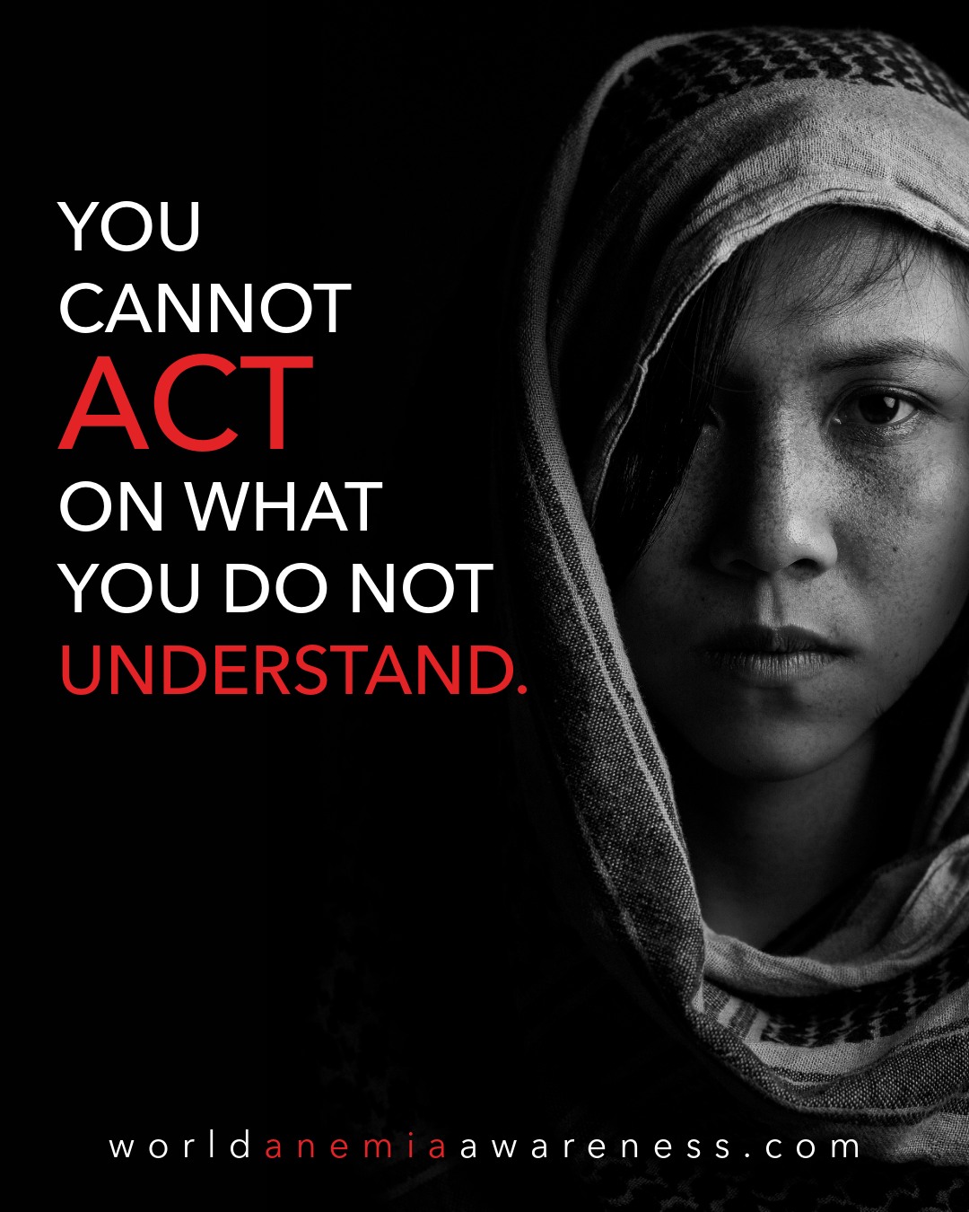World Anemia Awareness Facebook ad: To speak to someone in their language is…