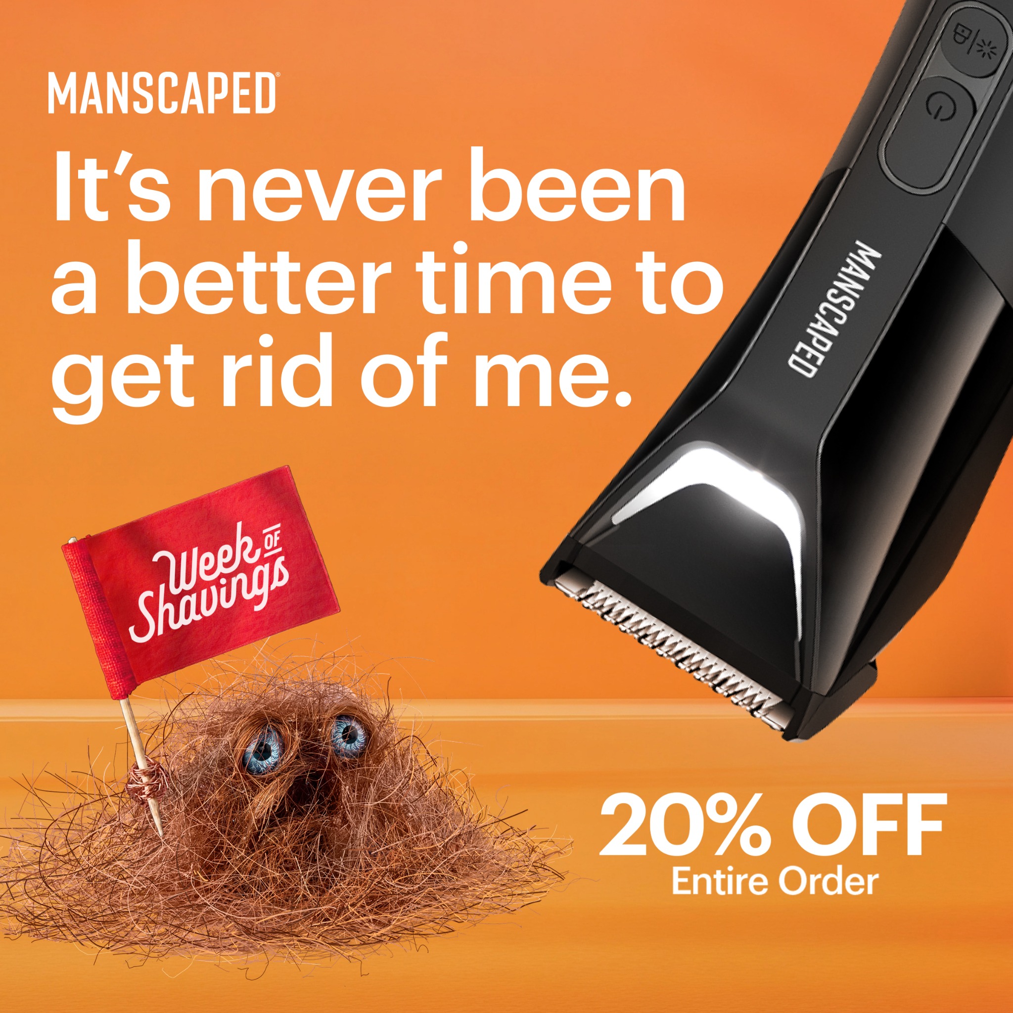 MANSCAPED Facebook ad