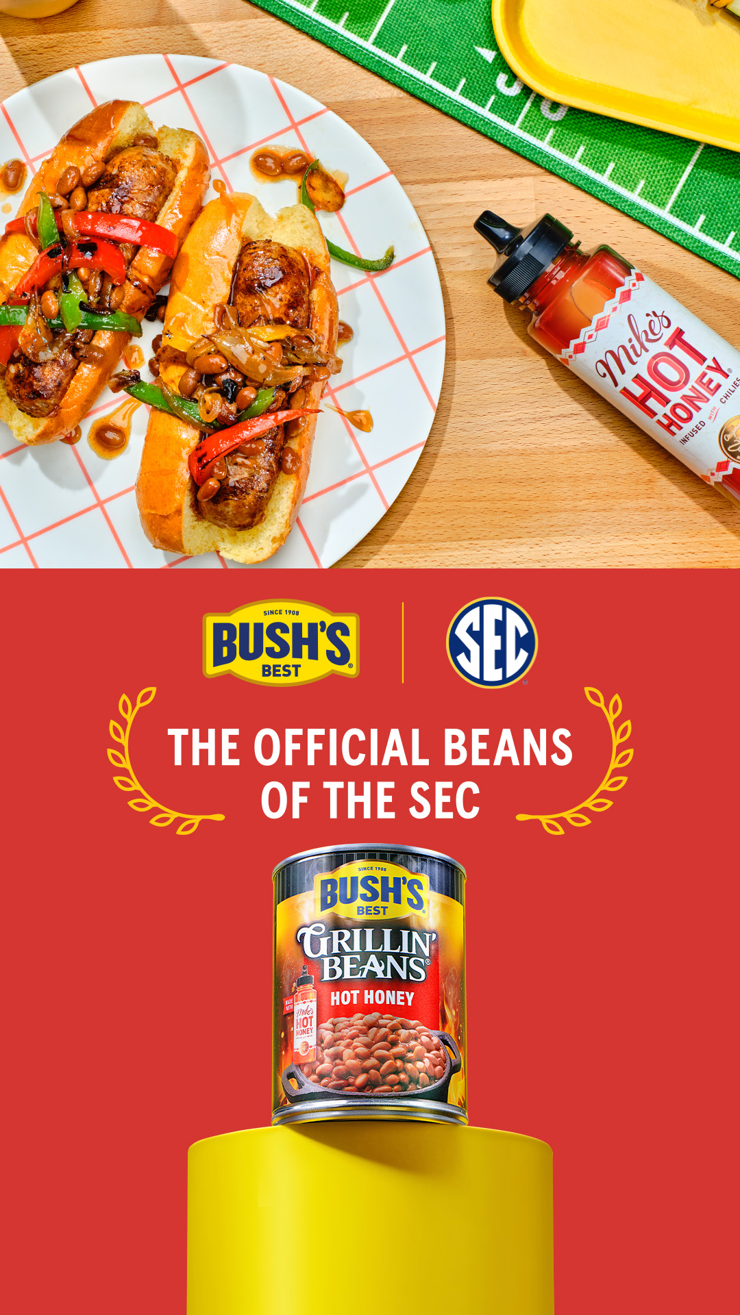 Bush's Beans Facebook ad from Aug 24, 2026