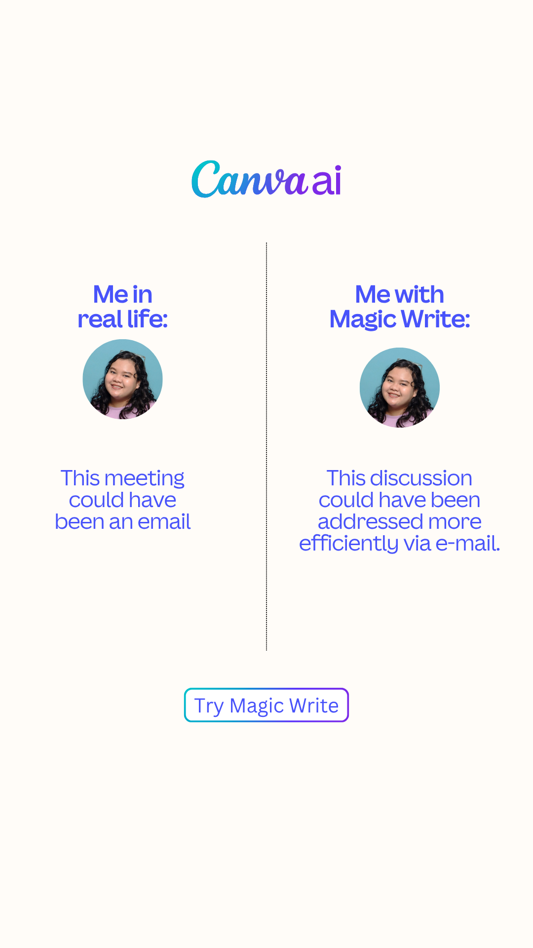 Canva Facebook ad