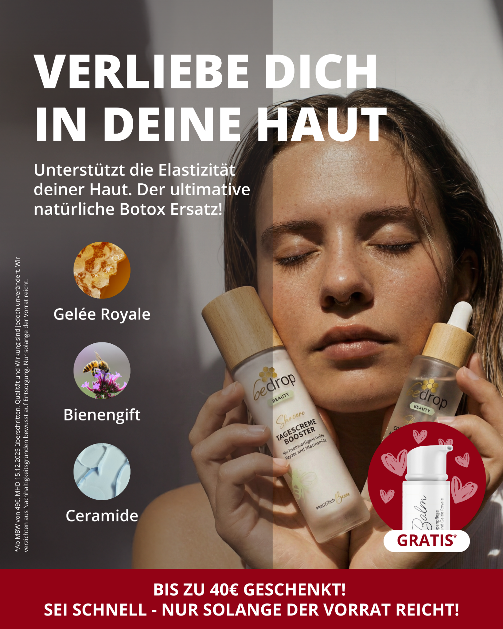 Bedrop #natürlichbiene Facebook ad