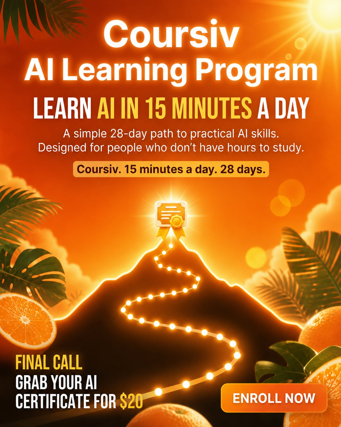 AI Weekly Facebook ad
