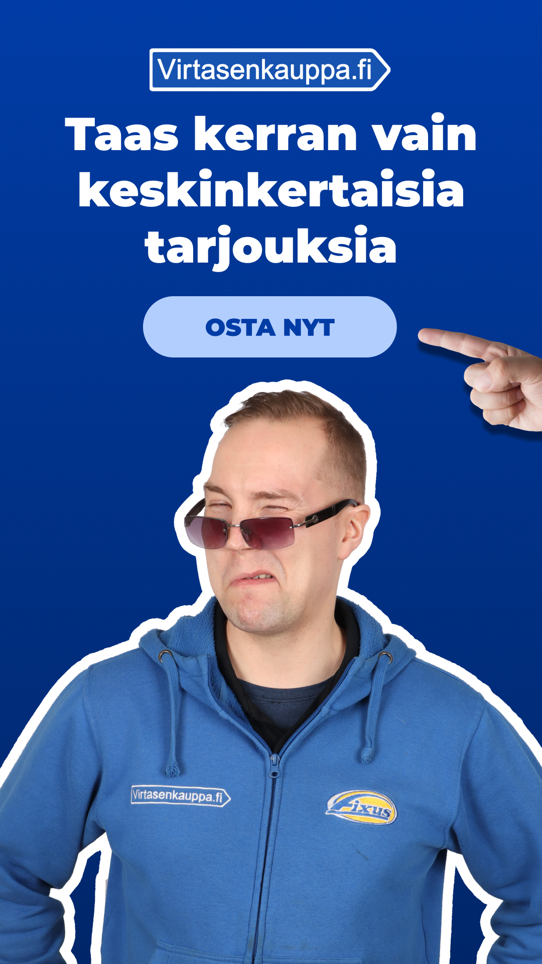 Virtasenkauppa.fi Facebook ad from Apr 16, 2026