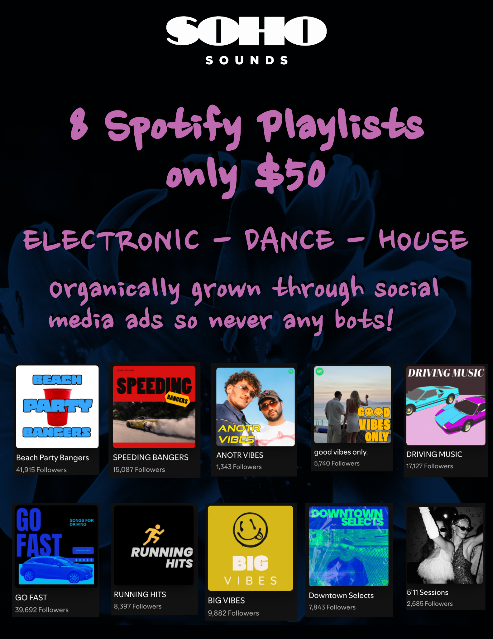 Soho Sounds Facebook ad