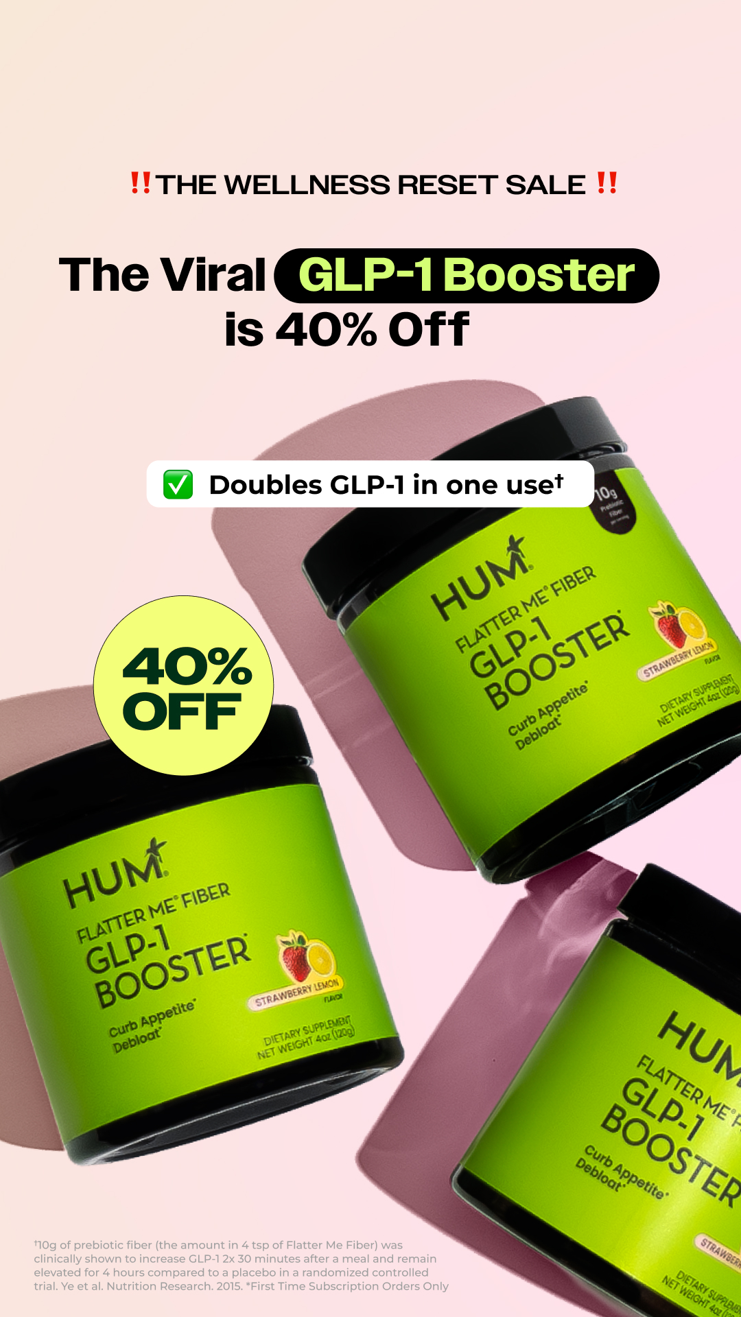 HUM Nutrition Facebook ad