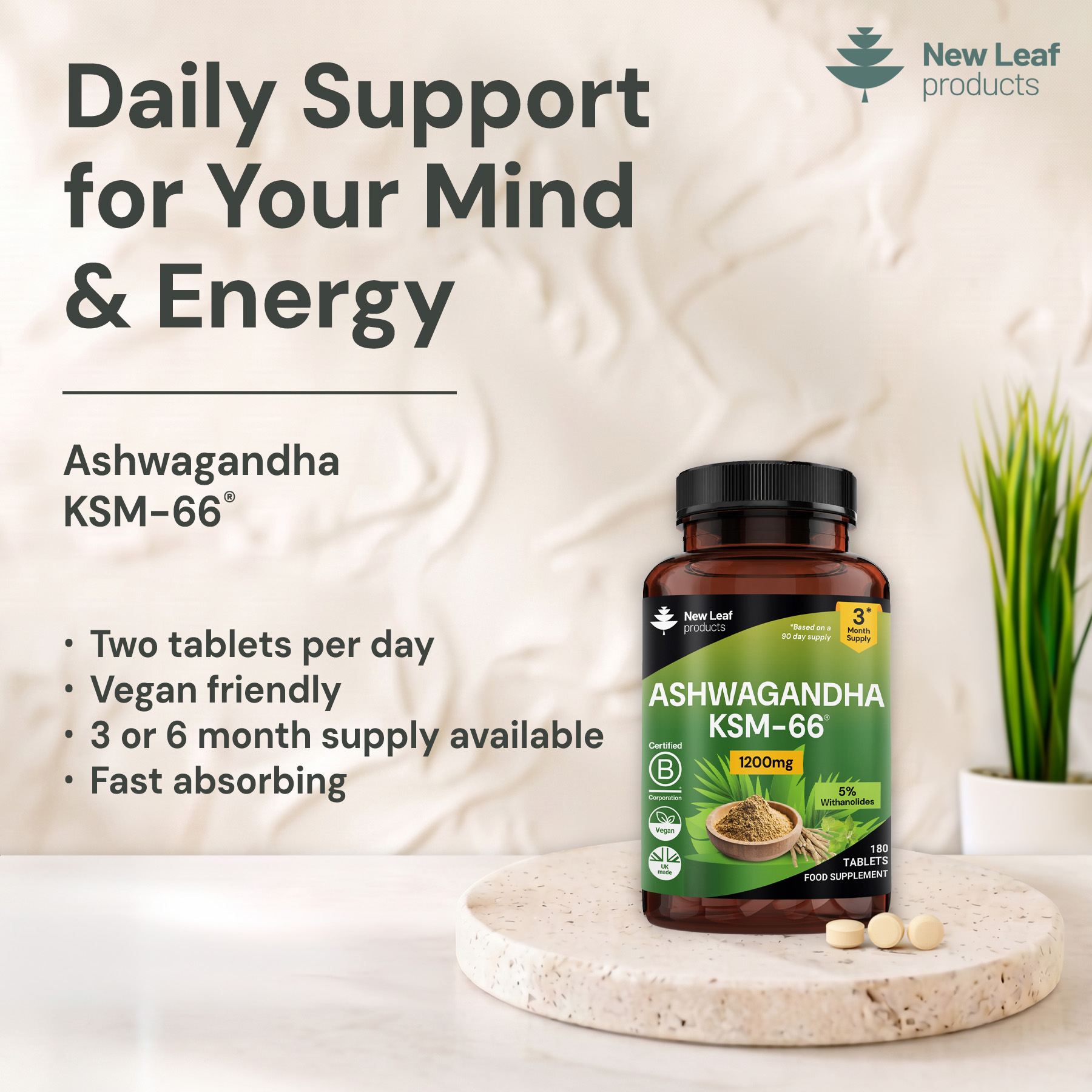 New-Leaf-Products.com Facebook ad