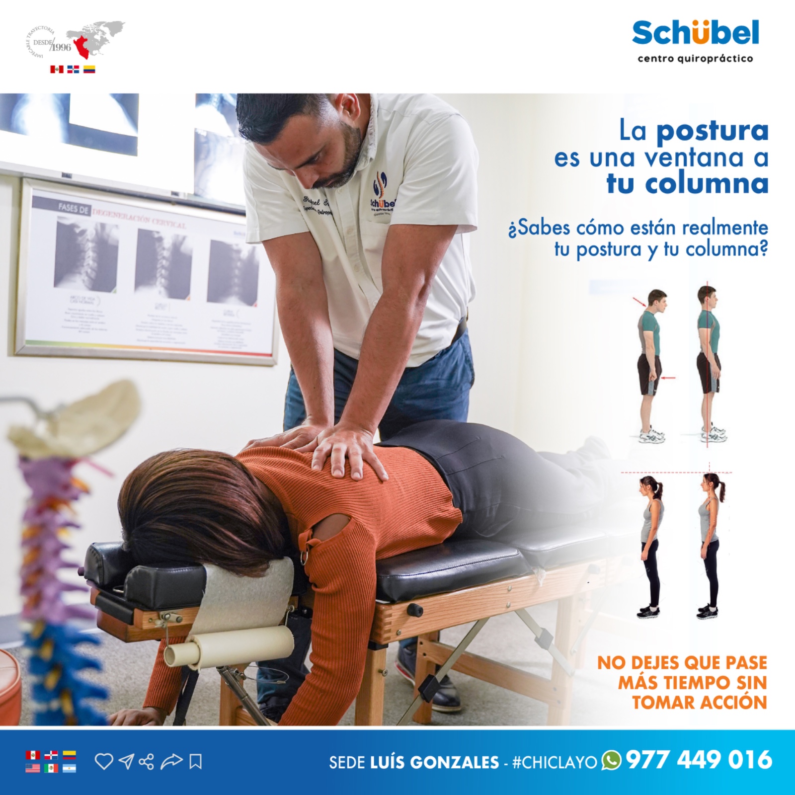 Schübel Centro Quiropráctico Facebook ad