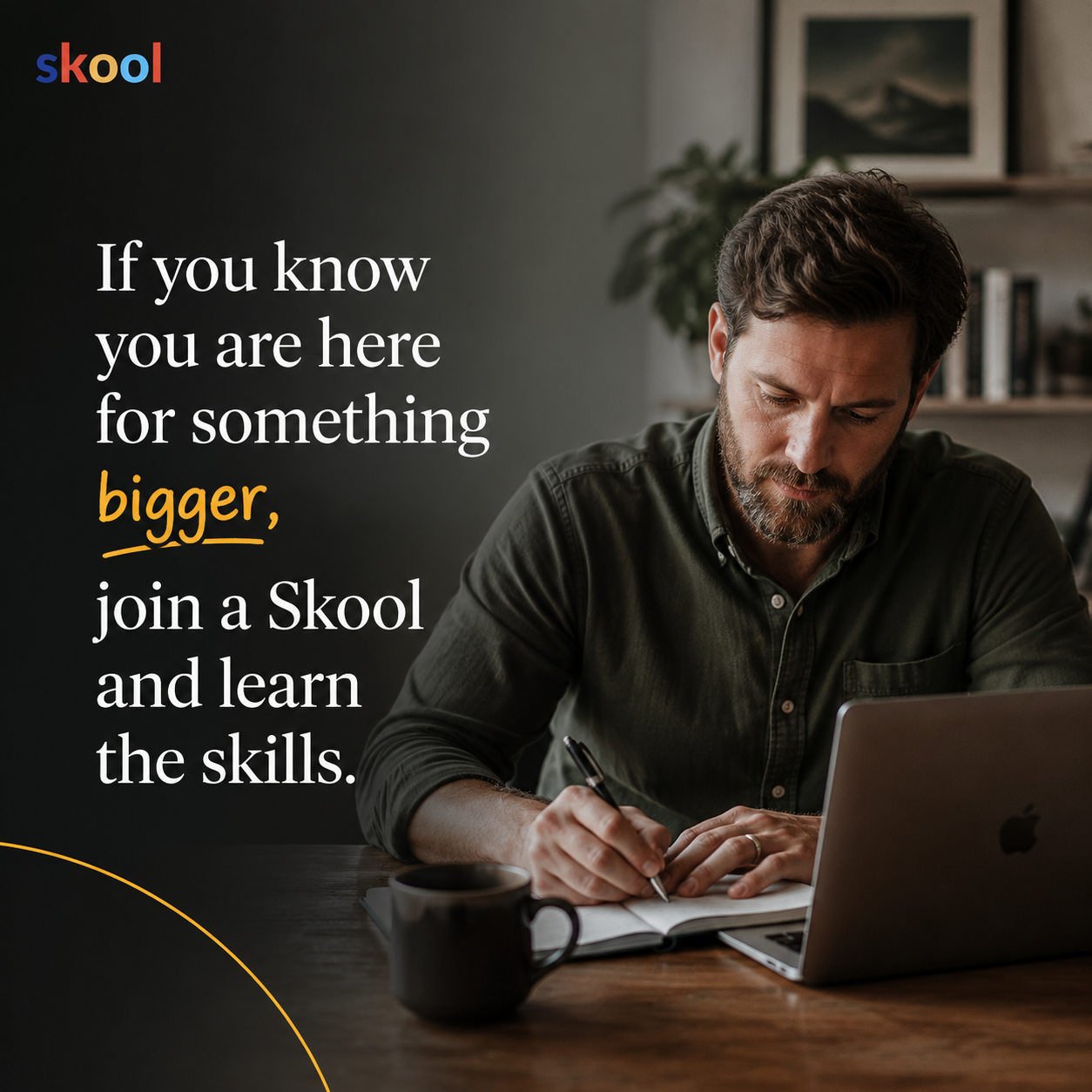 Skool Facebook ad