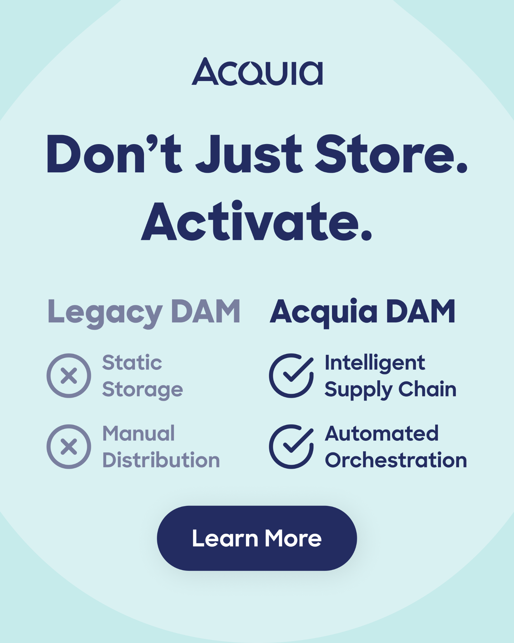 Acquia Facebook ad